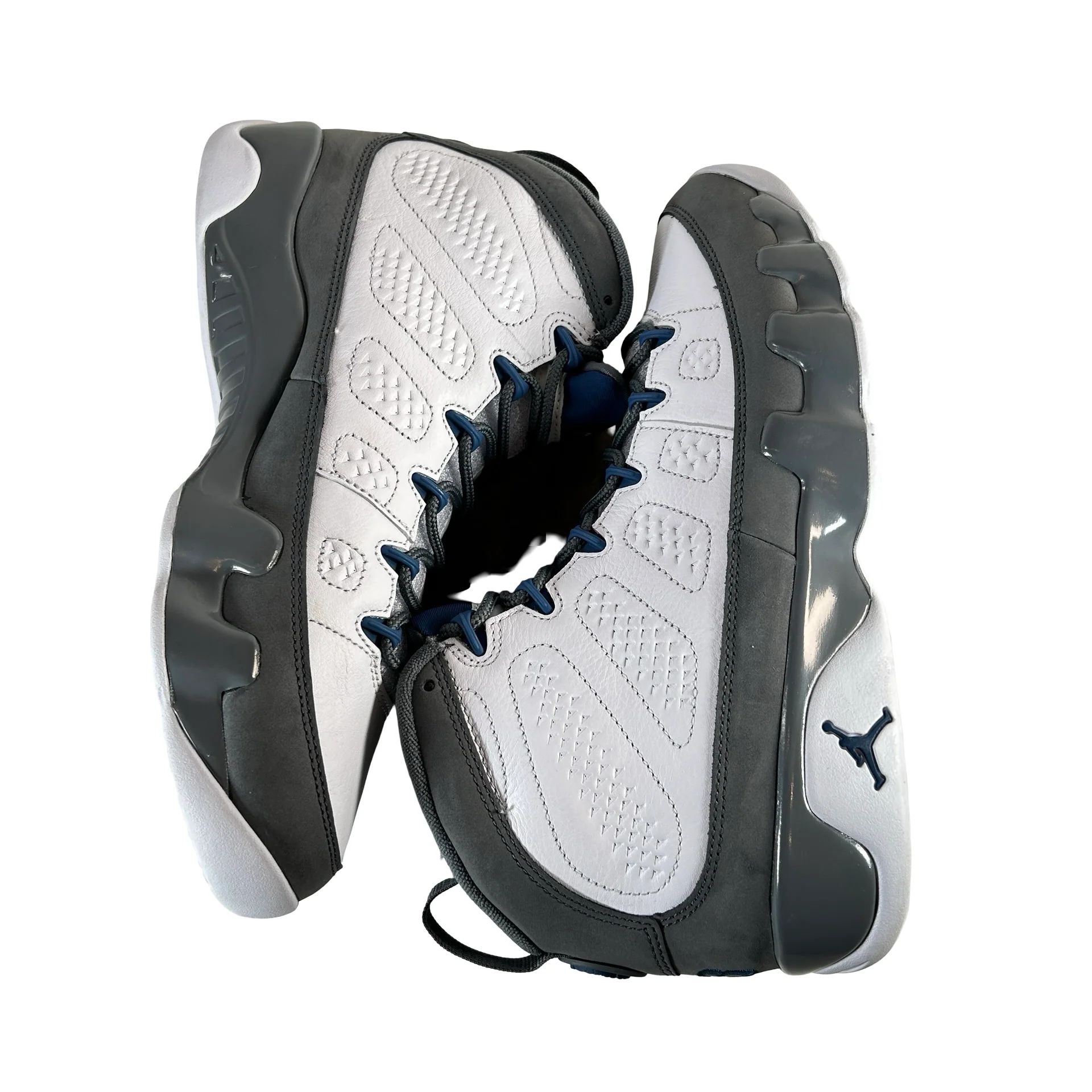 HV4794 100 Jordan 9 Retro Flint Grey French Blue (2026) [USED] - 10 M (Used) - Image 5