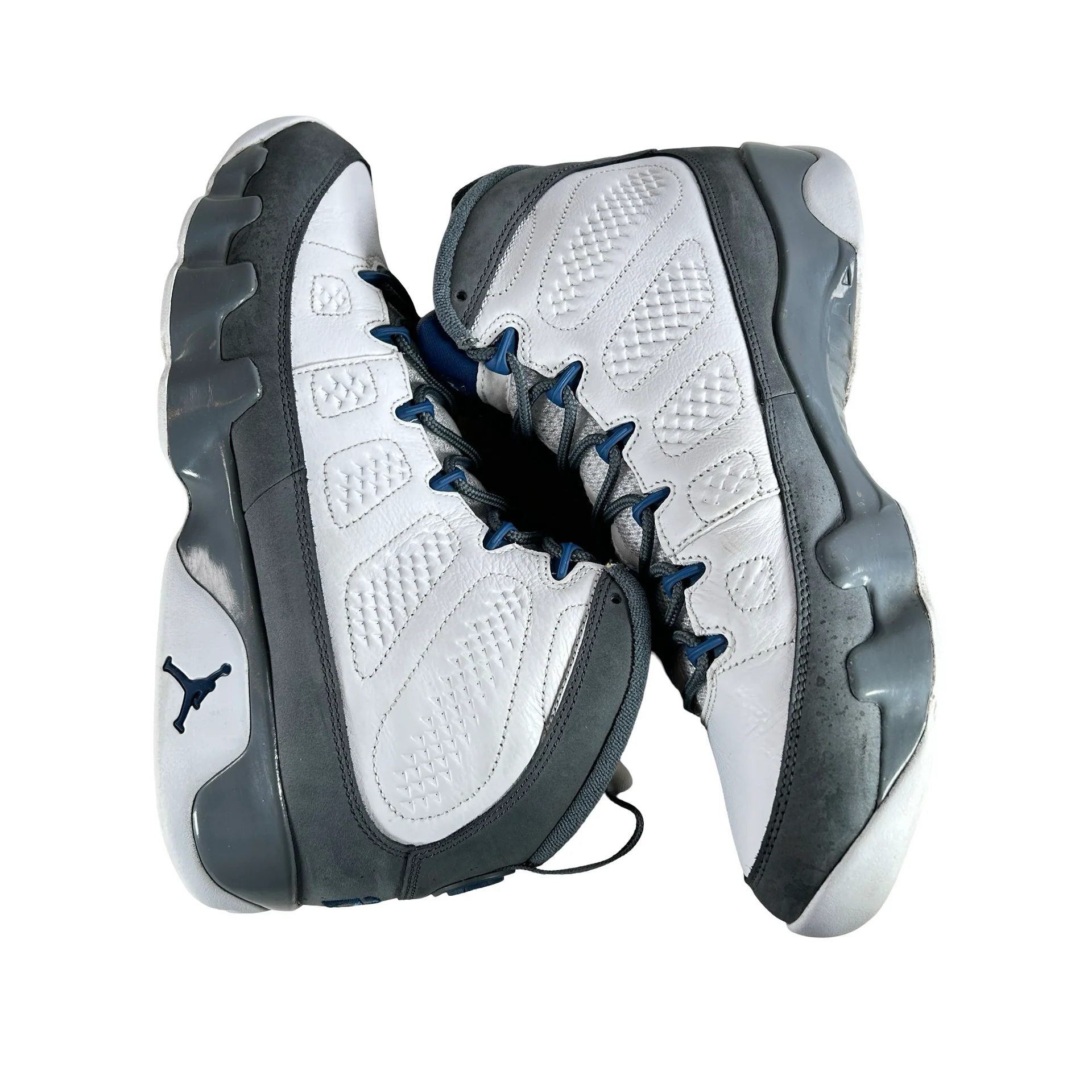 HV4794 100 Jordan 9 Retro Flint Grey French Blue (2026) [USED] - 11.5 M (Used) - Image 4