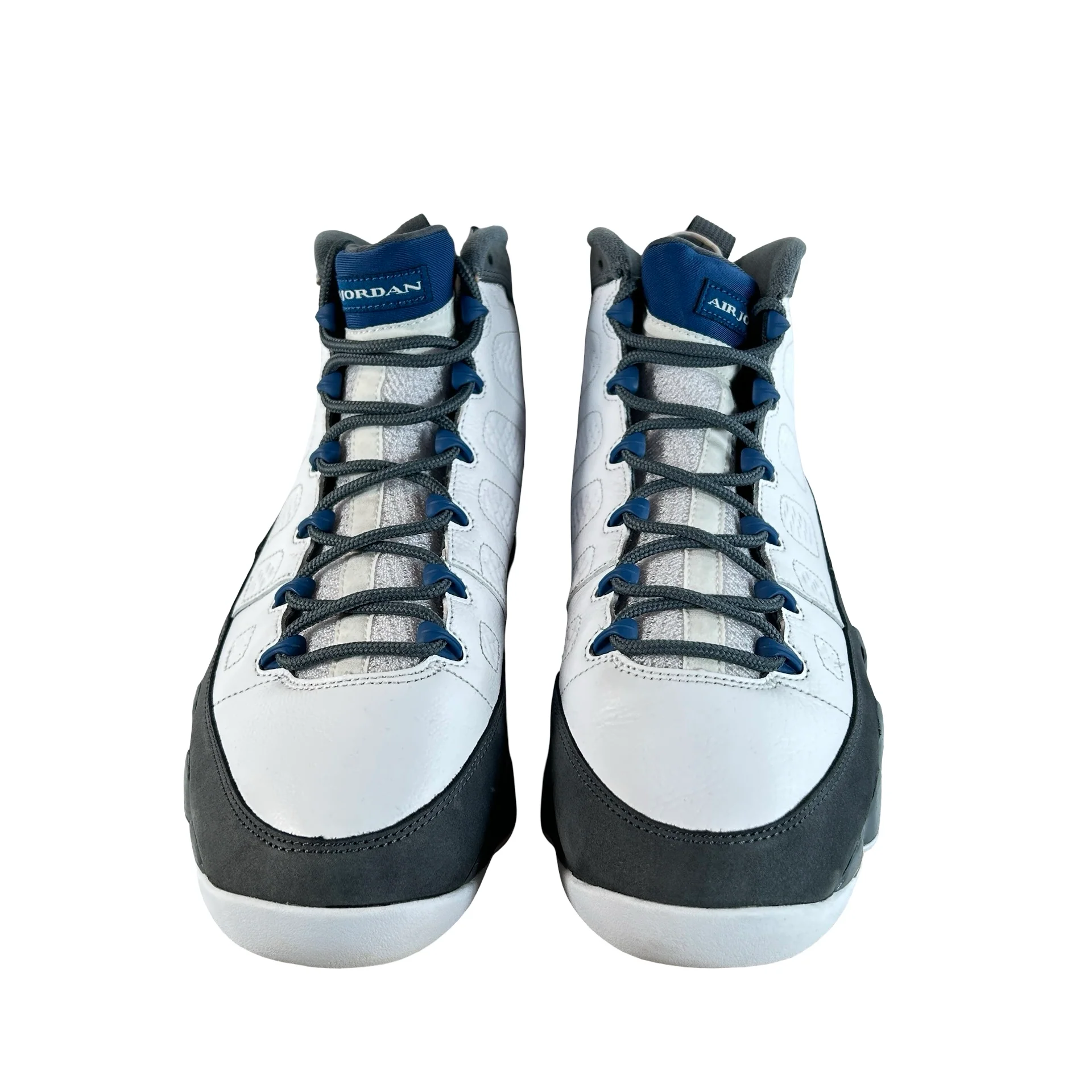 HV4794 100 Jordan 9 Retro Flint Grey French Blue (2026) [USED] - 12 M (Used) (No Box) - Image 2