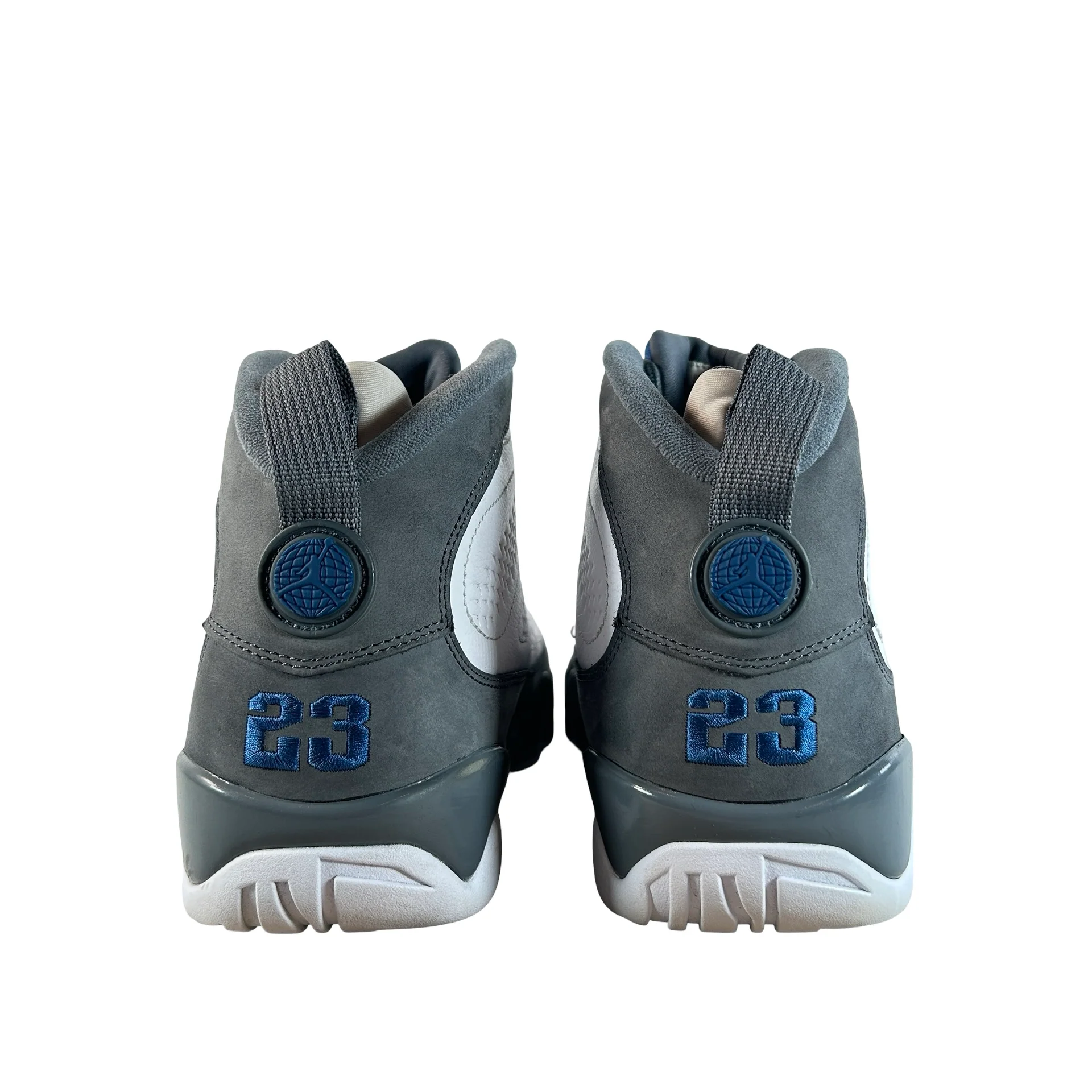 HV4794 100 Jordan 9 Retro Flint Grey French Blue (2026) [USED] - 12 M (Used) (No Box) - Image 3