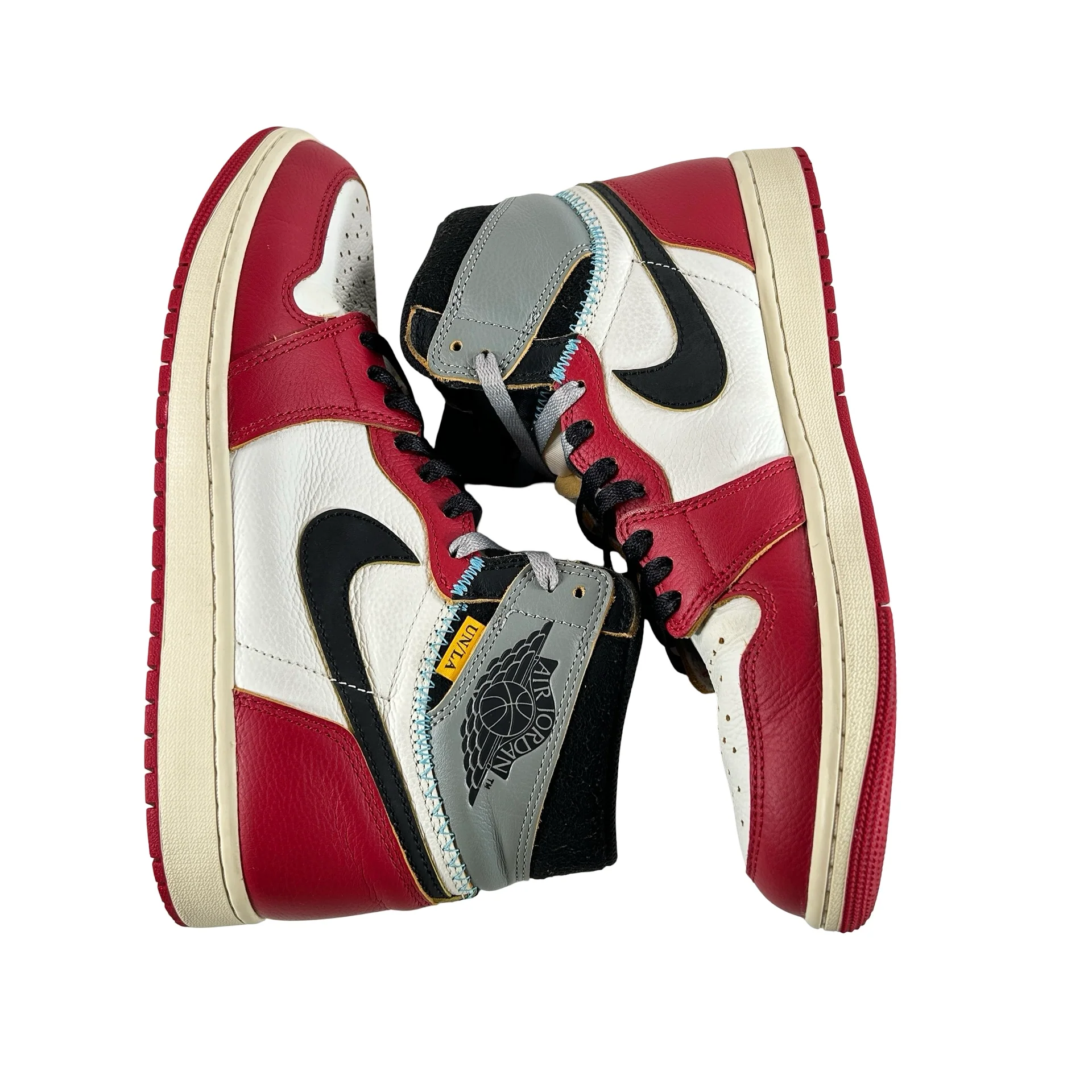 HV8563 600 Jordan 1 Retro High OG SP Union LA Chicago Shadow [USED] - 10.5  M (Used) (No Box) - Image 4