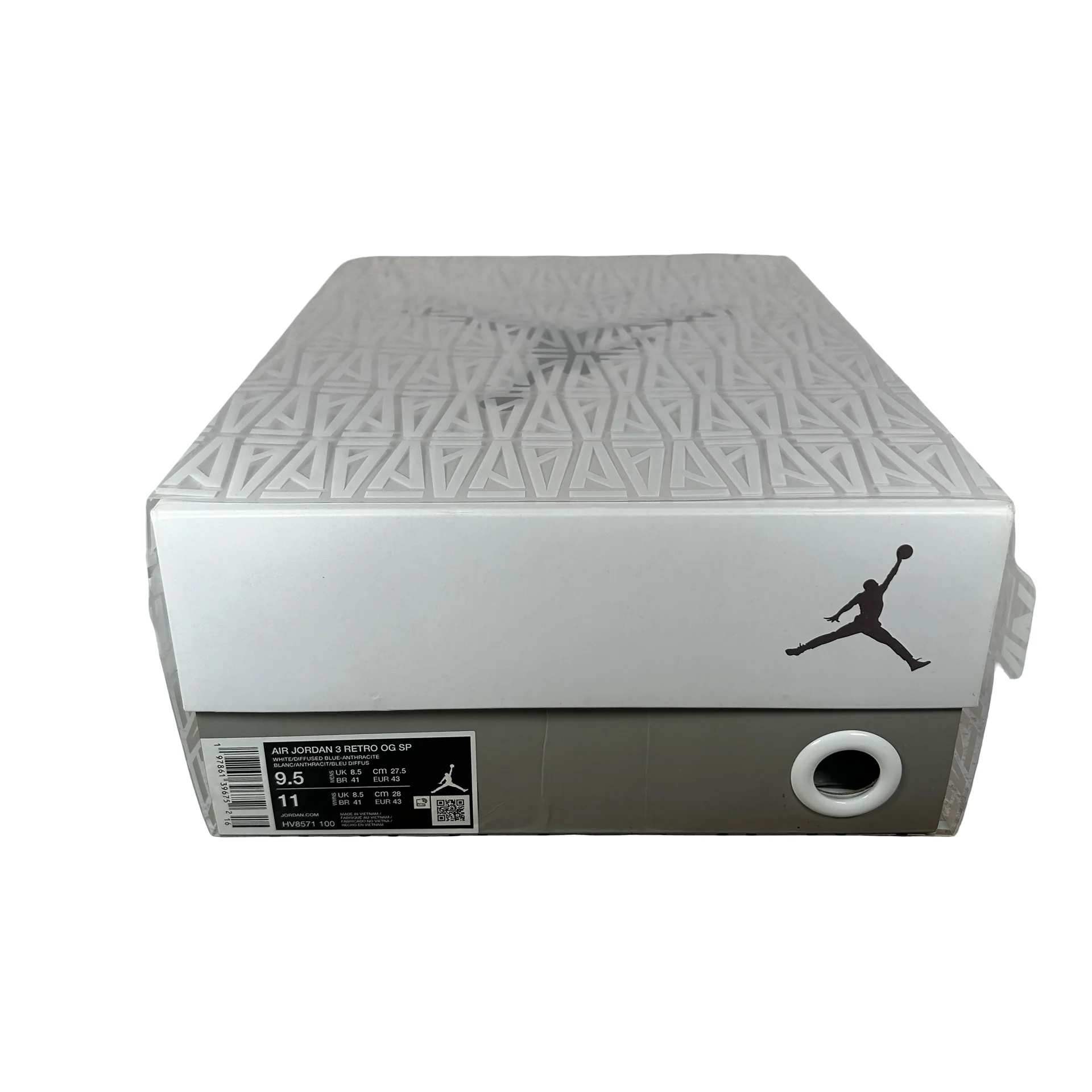 HV8571 100 Jordan 3 Retro OG SP A Ma Maniére Diffused Blue [USED] - 9.5 M (Used) - Image 7