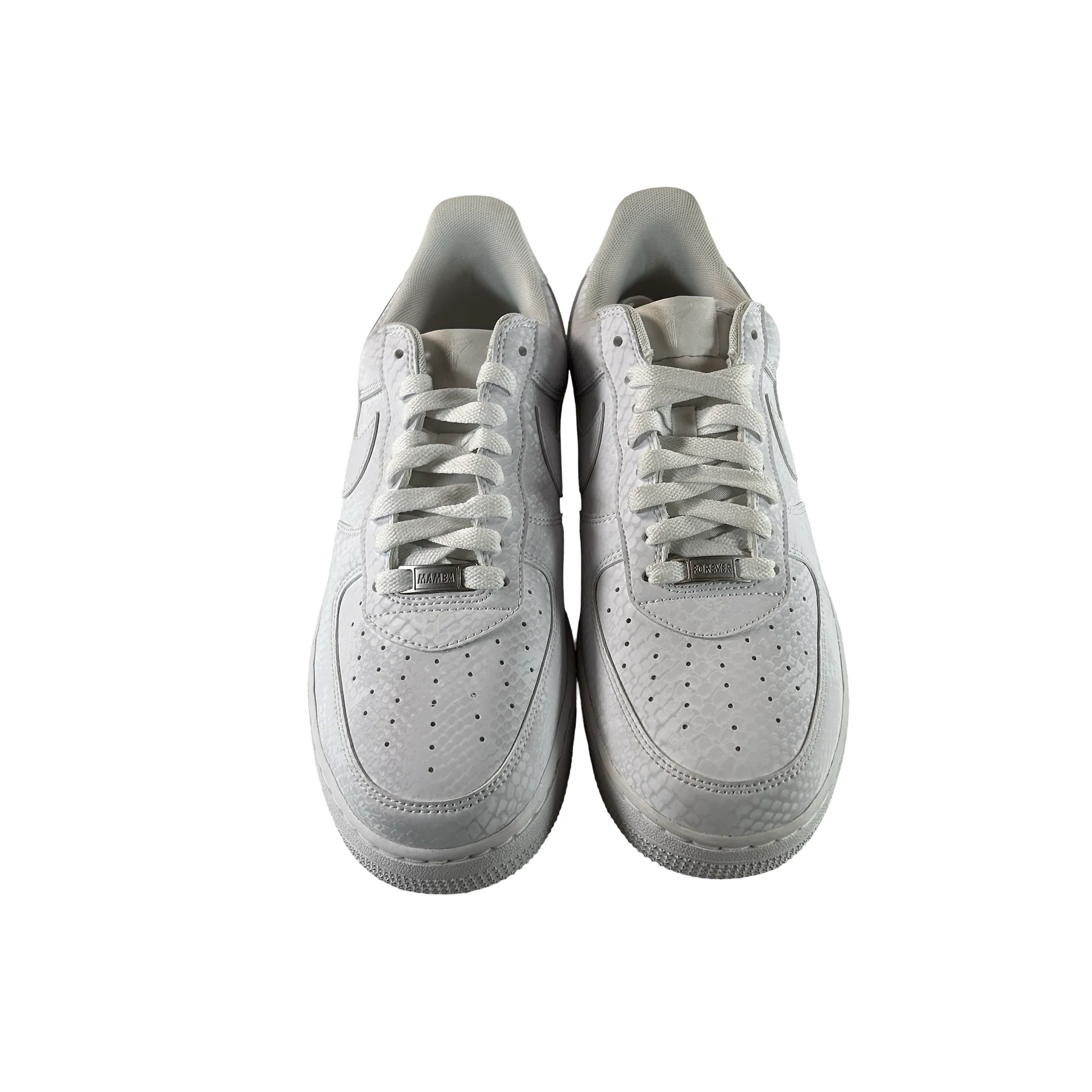 IB0018 100 Nike Air Force 1 Low Kobe Bryant Forever White [USED] - 10 M (Used) - Image 2