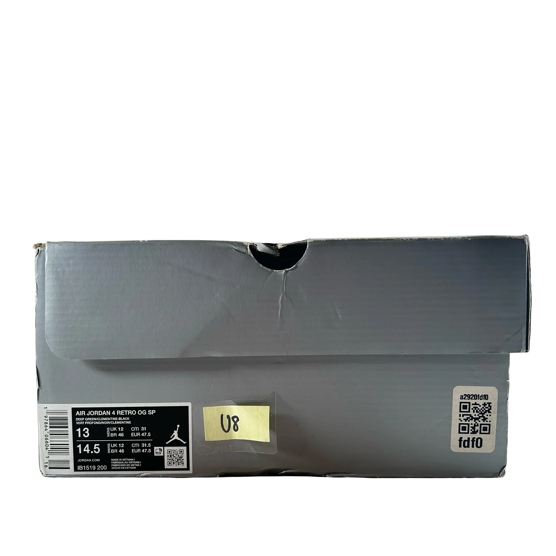 IB1519 200 Jordan 4 Retro OG SP Undefeated (2025) [USED] - 13 M (Used8) - Image 7