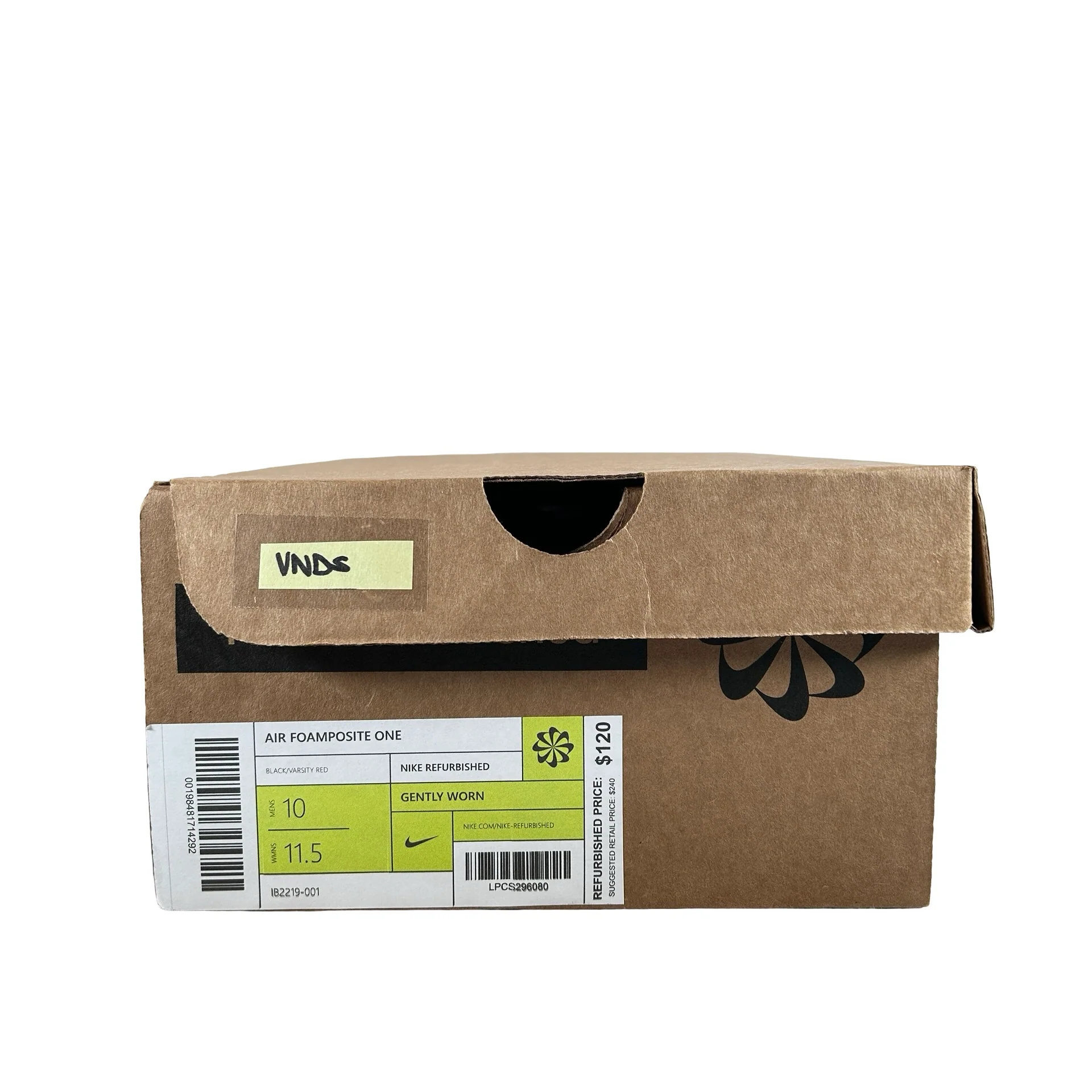 IB2219 001 Nike Air Foamposite One Cough Drop (2025) [USED] - 10 M (VNDS) (Cardboard Box) - Image 7