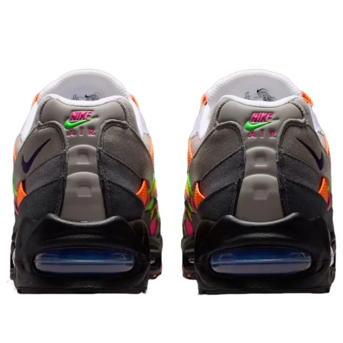 IB3695 100 Nike Air Max 95 Big Bubble Woven Multi - Image 4