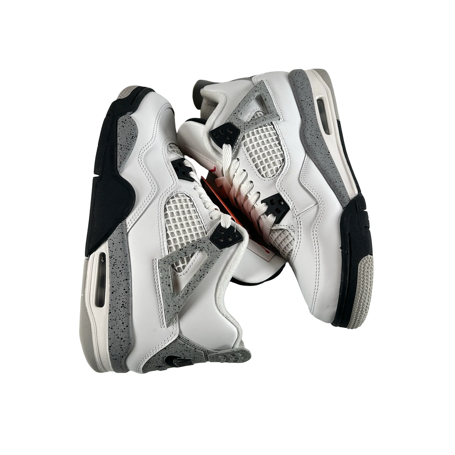 IB4171 100 Jordan 4 Retro White Cement (2025) (GS) [CONDITIONAL] - 6.5 Y (Factory Defects) - Image 4
