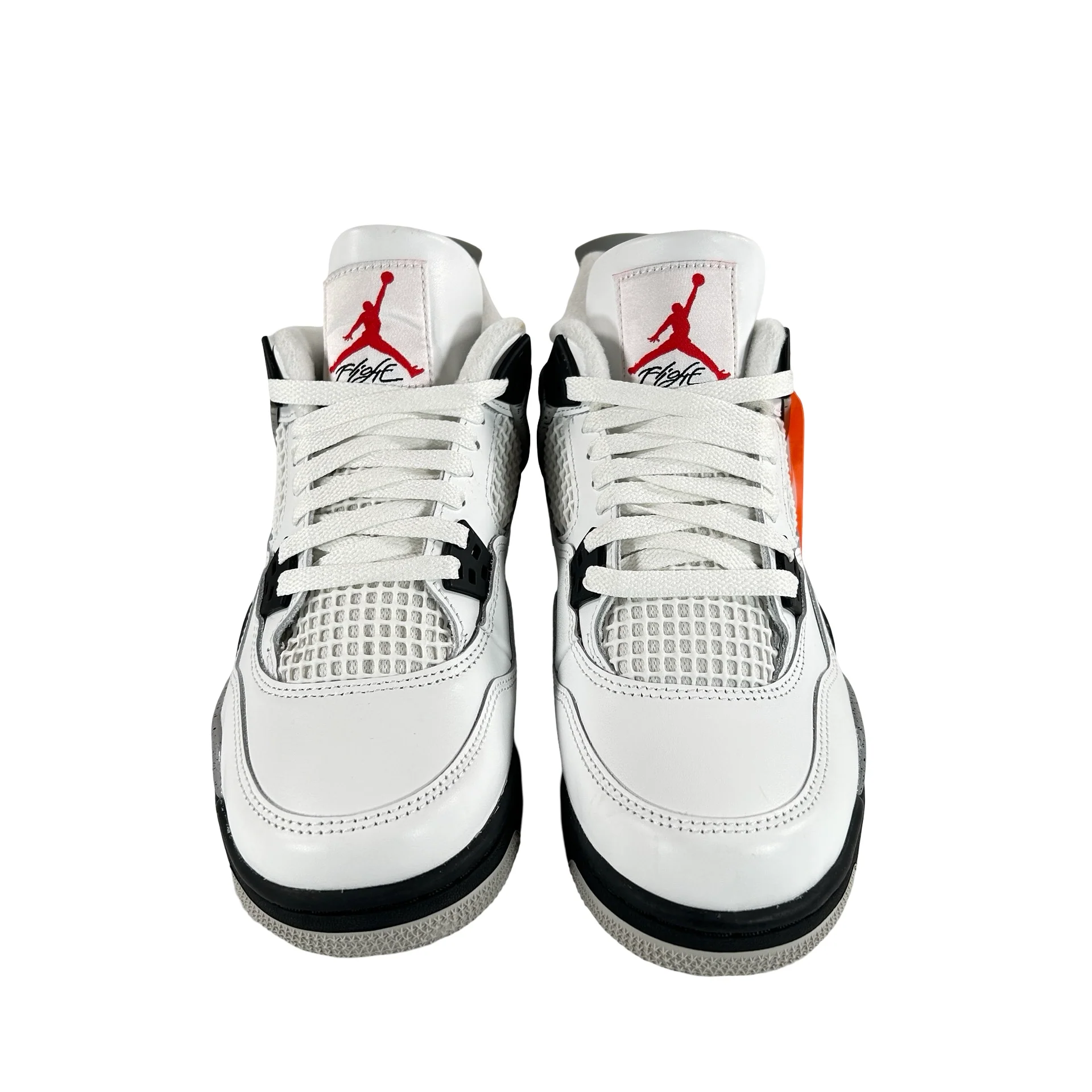 IB4171 100 Jordan 4 Retro White Cement (2025) (GS) [CONDITONAL] - 7 Y (Glue Stain) - Image 2