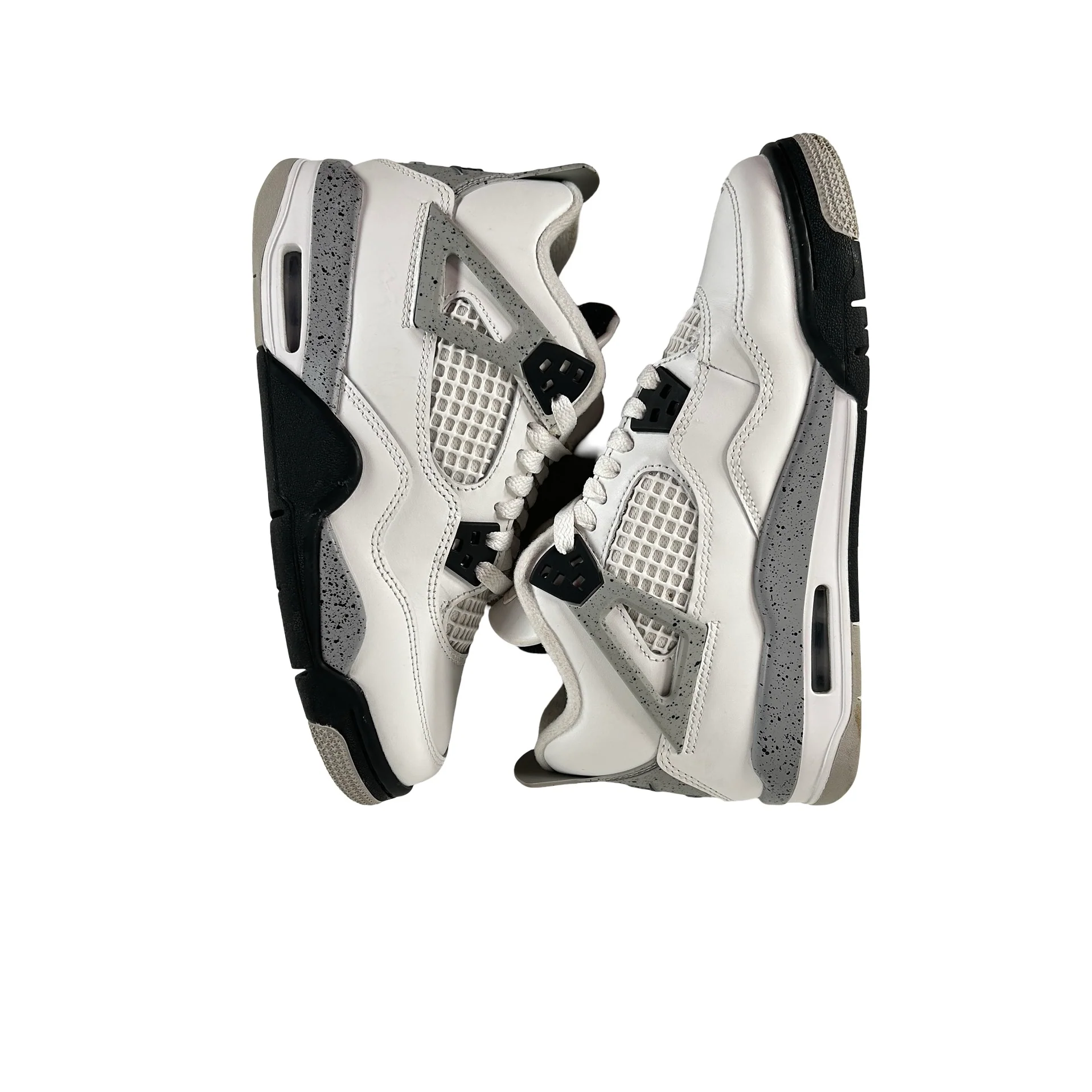 IB4171 100 Jordan 4 Retro White Cement (2025) (GS) [USED] - 4.5 Y (Used) - Image 5