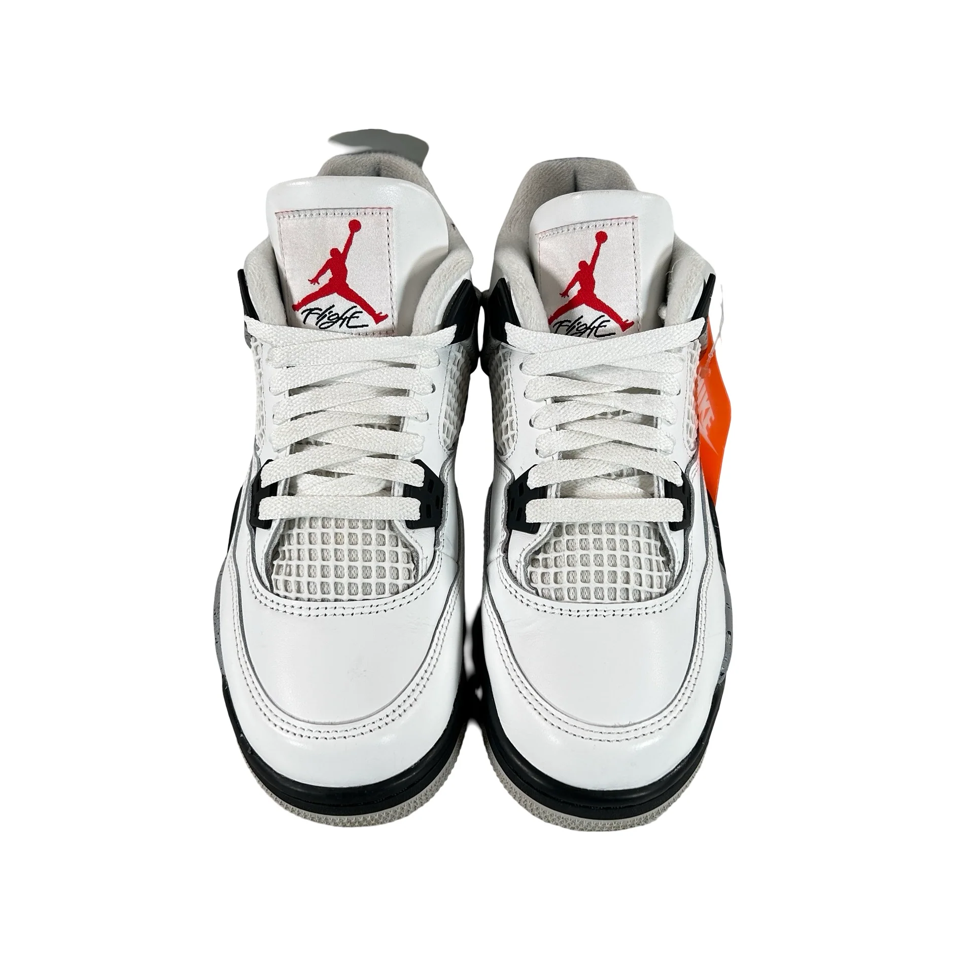 IB4171 100 Jordan 4 Retro White Cement (2025) (GS) [USED] - 5 Y (Used) - Image 2
