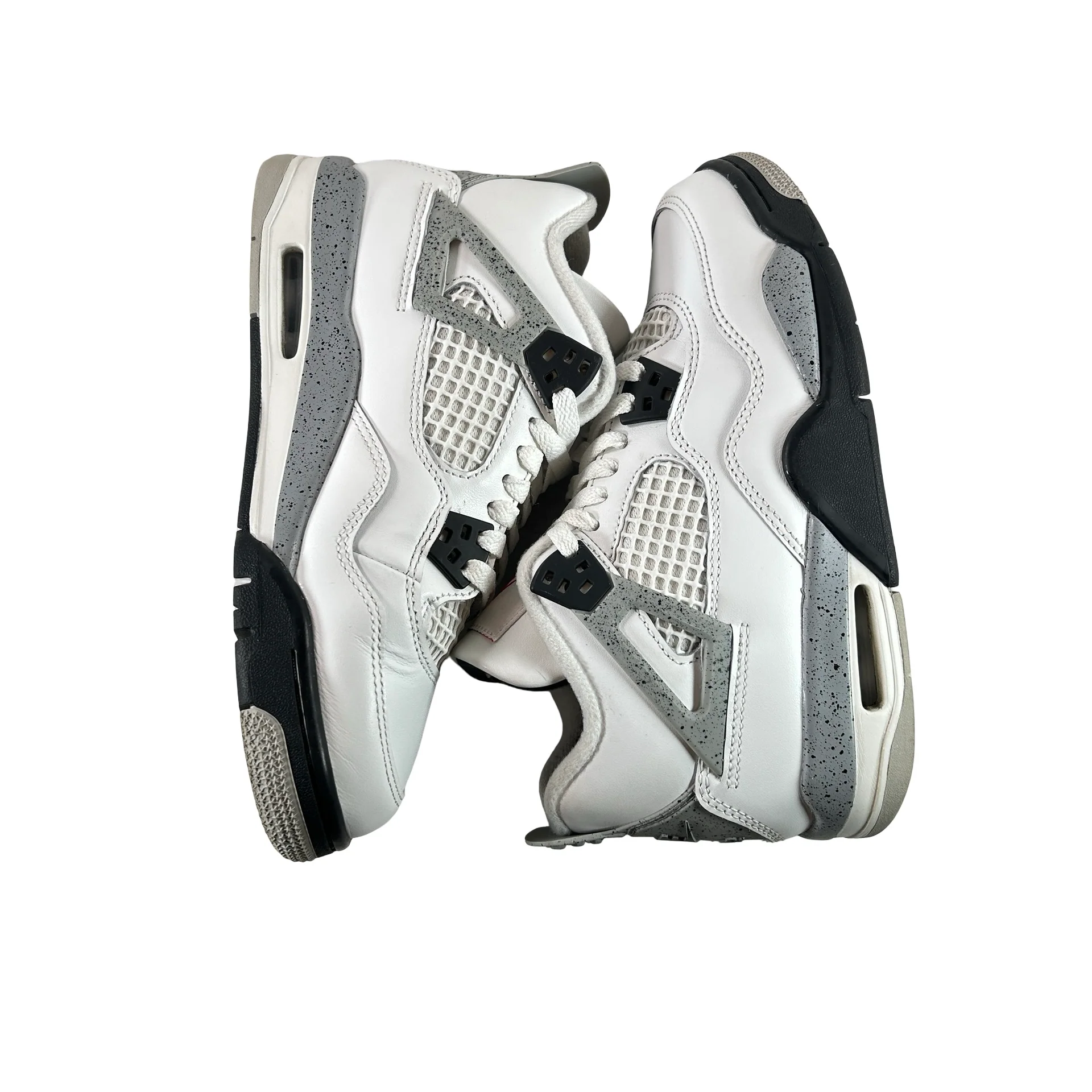 IB4171 100 Jordan 4 Retro White Cement (2025) (GS) [USED] - 5 Y (Used) - Image 5
