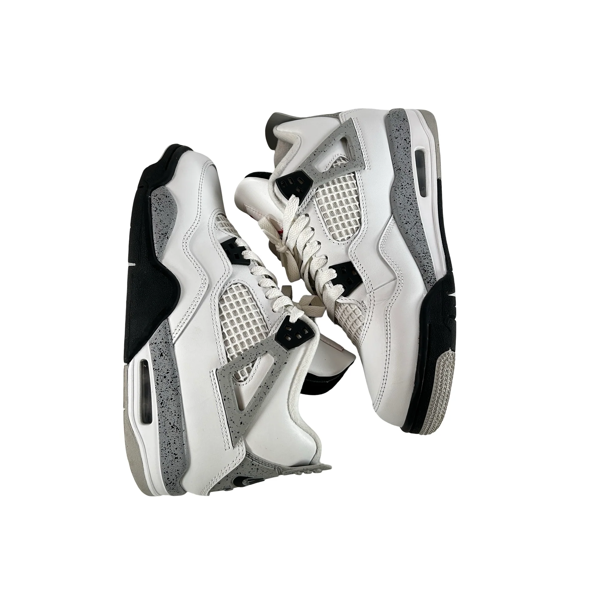 IB4171 100 Jordan 4 Retro White Cement (2025) (GS) [USED] - 6.5 Y (Used) - Image 4