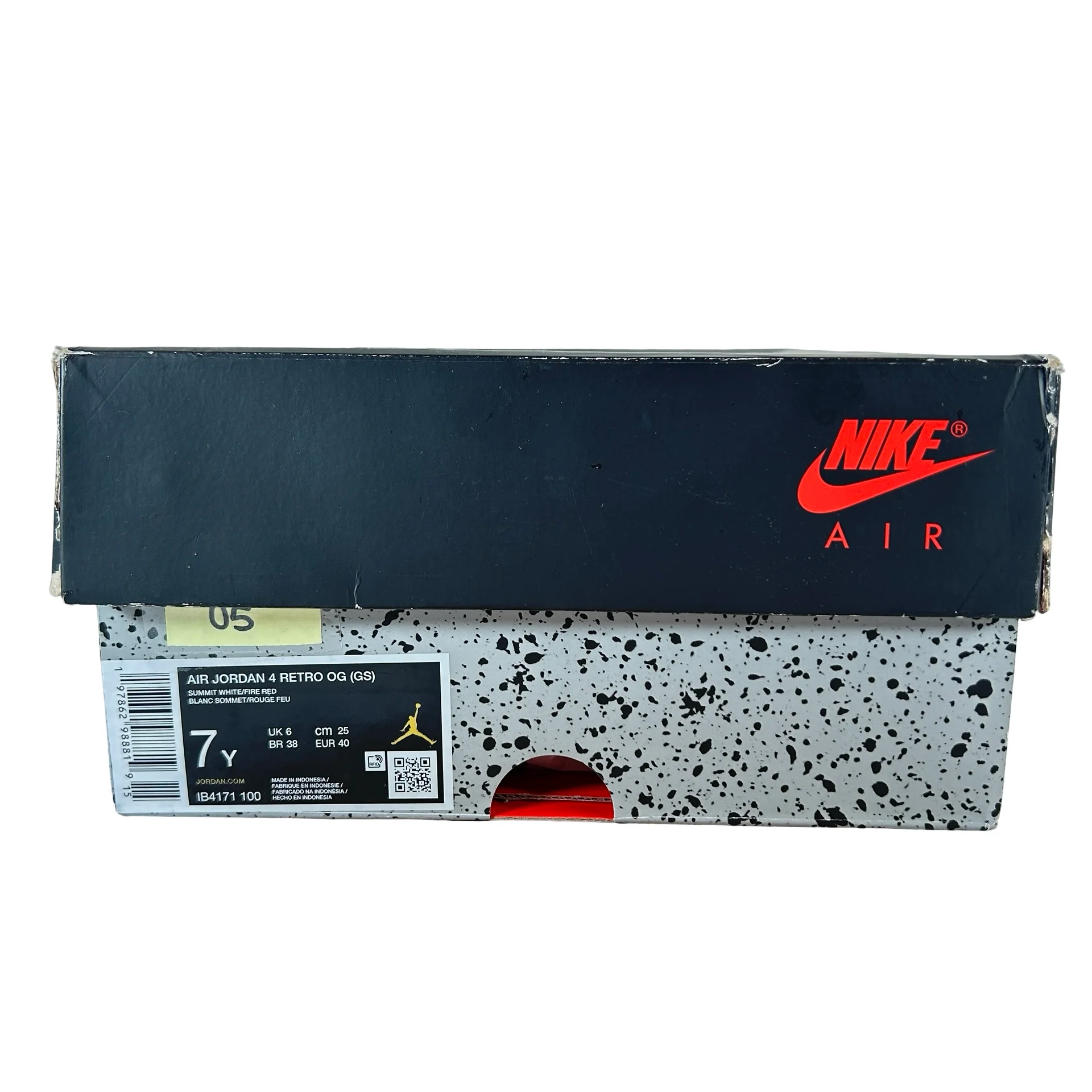 IB4171 100 Jordan 4 Retro White Cement (2025) (GS) [USED] - 7 Y (Used5) - Image 7
