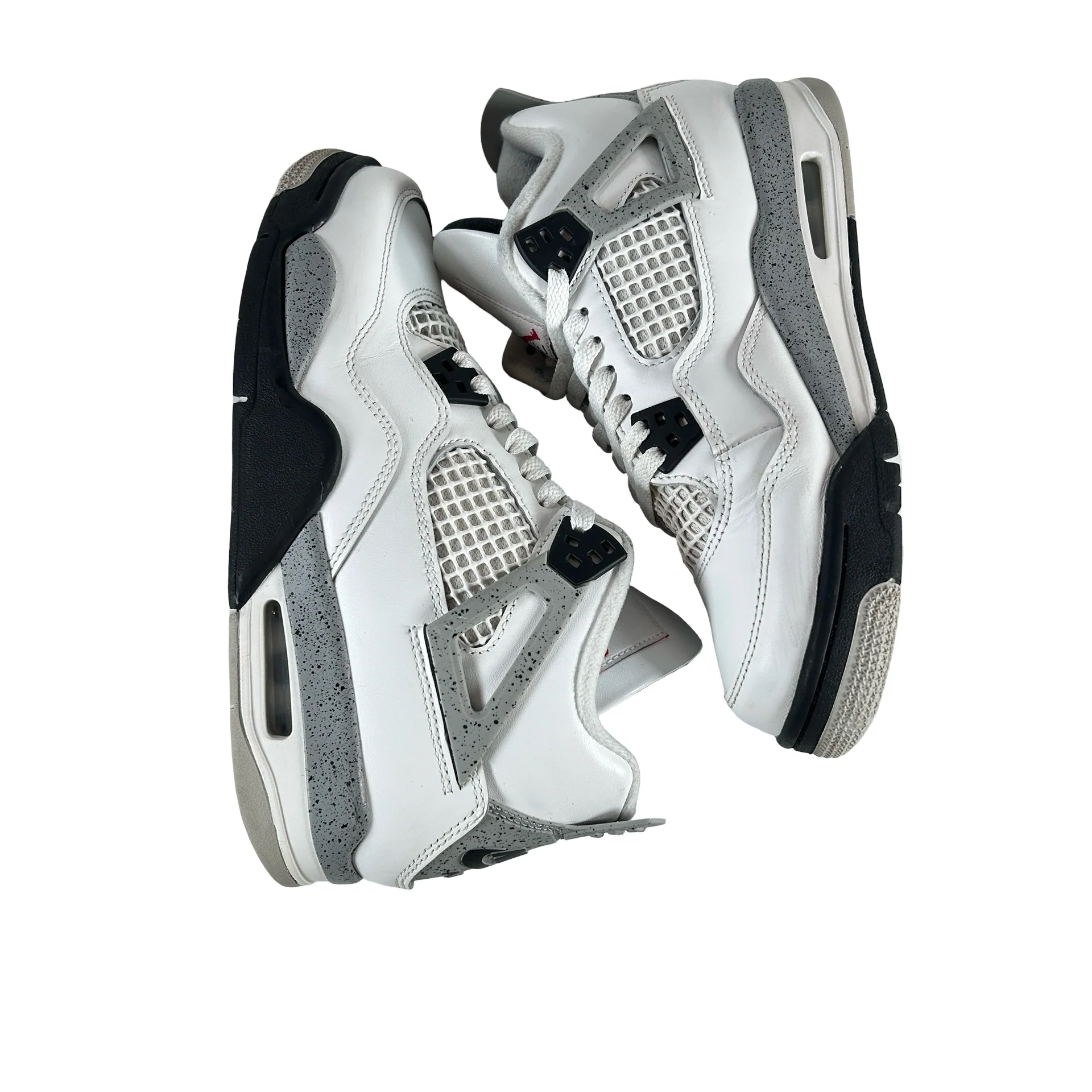 IB4171 100 Jordan 4 Retro White Cement (2025) (GS) [USED] - 7 Y (Used6) - Image 4