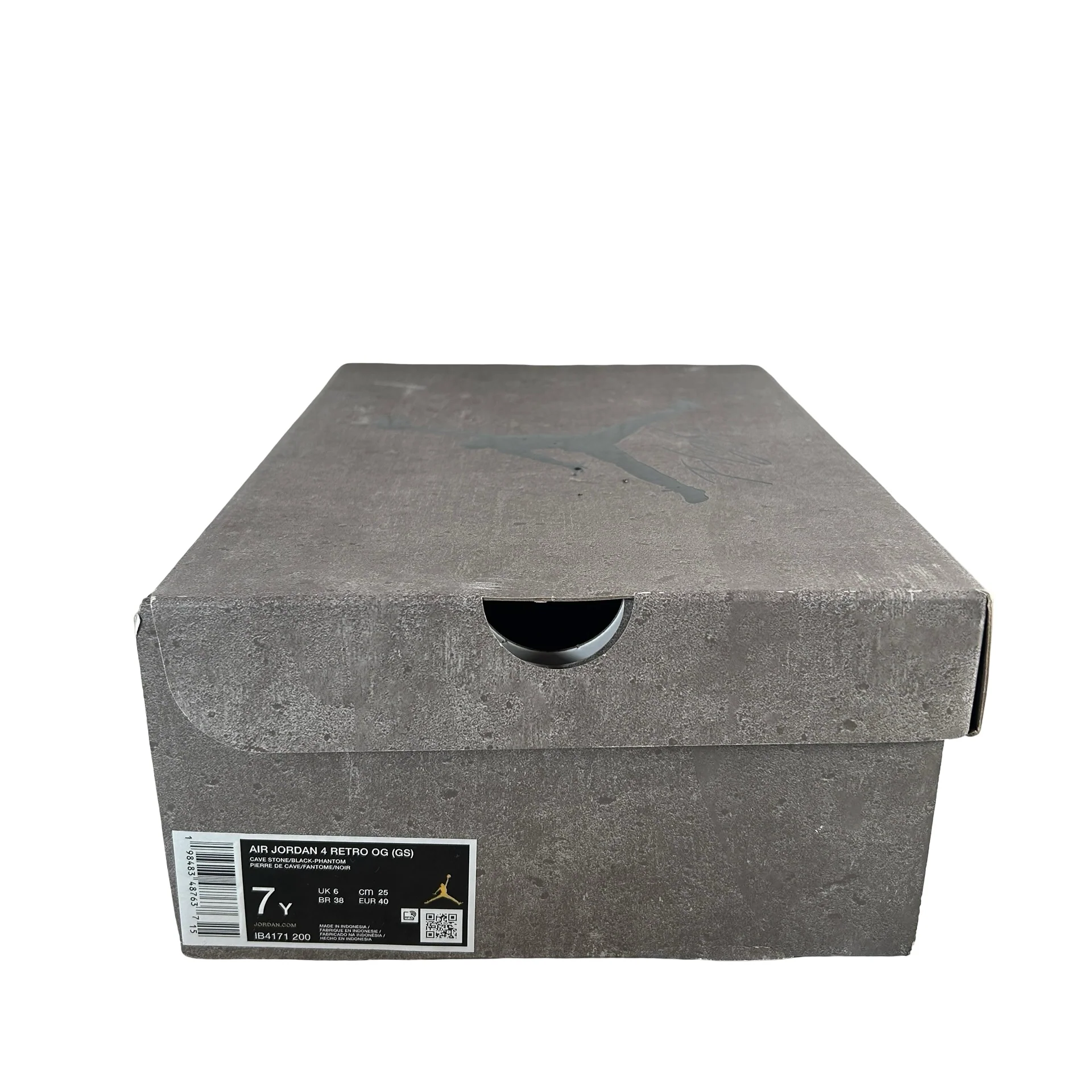 IB4171 200 Jordan 4 Retro OG Cave Stone (GS) [USED] - 7 Y (Used) - Image 7