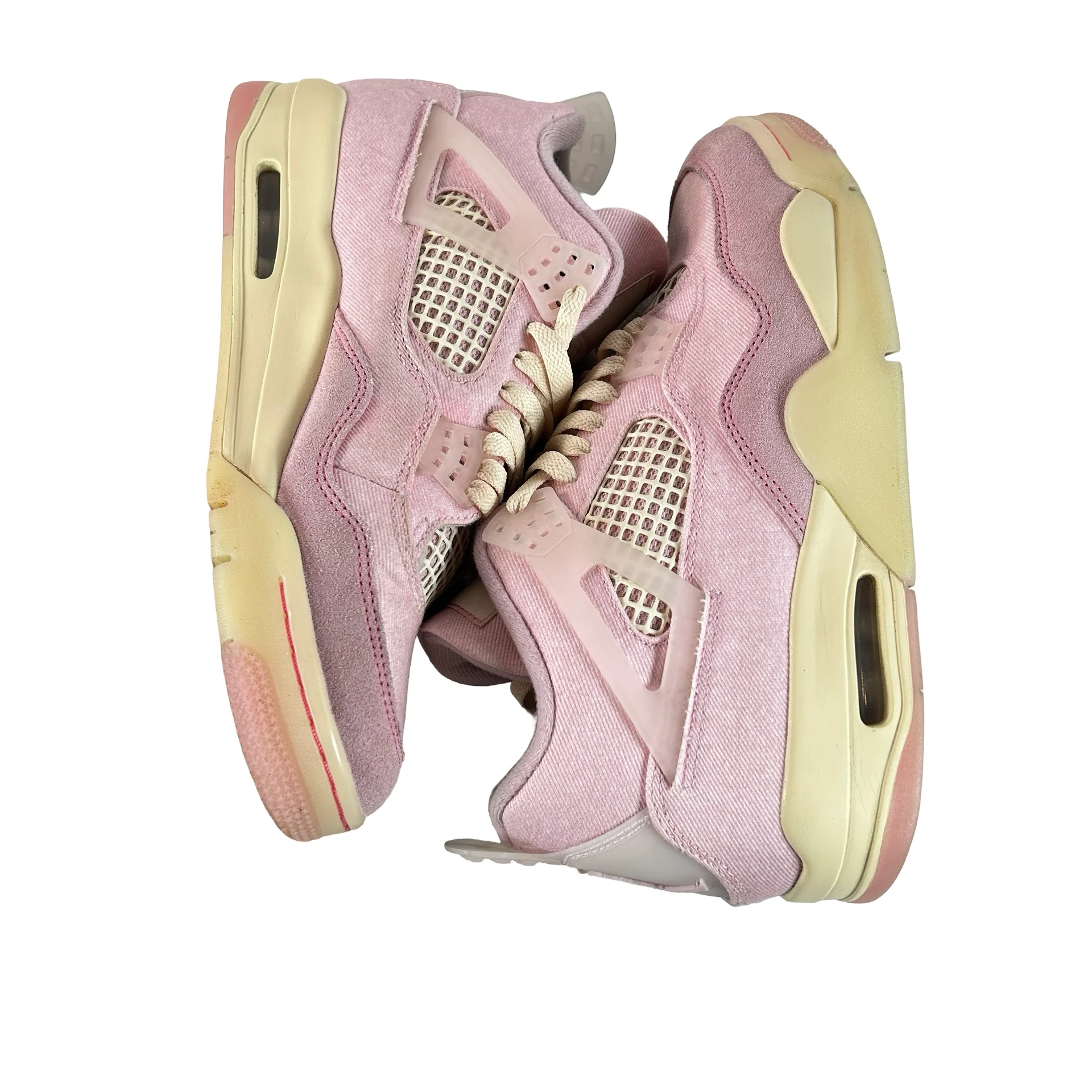 IB6716 600 Air Jordan 4 Retro Iced Carmine (Women's) [USED] - 10.5 W (Used) - Image 5