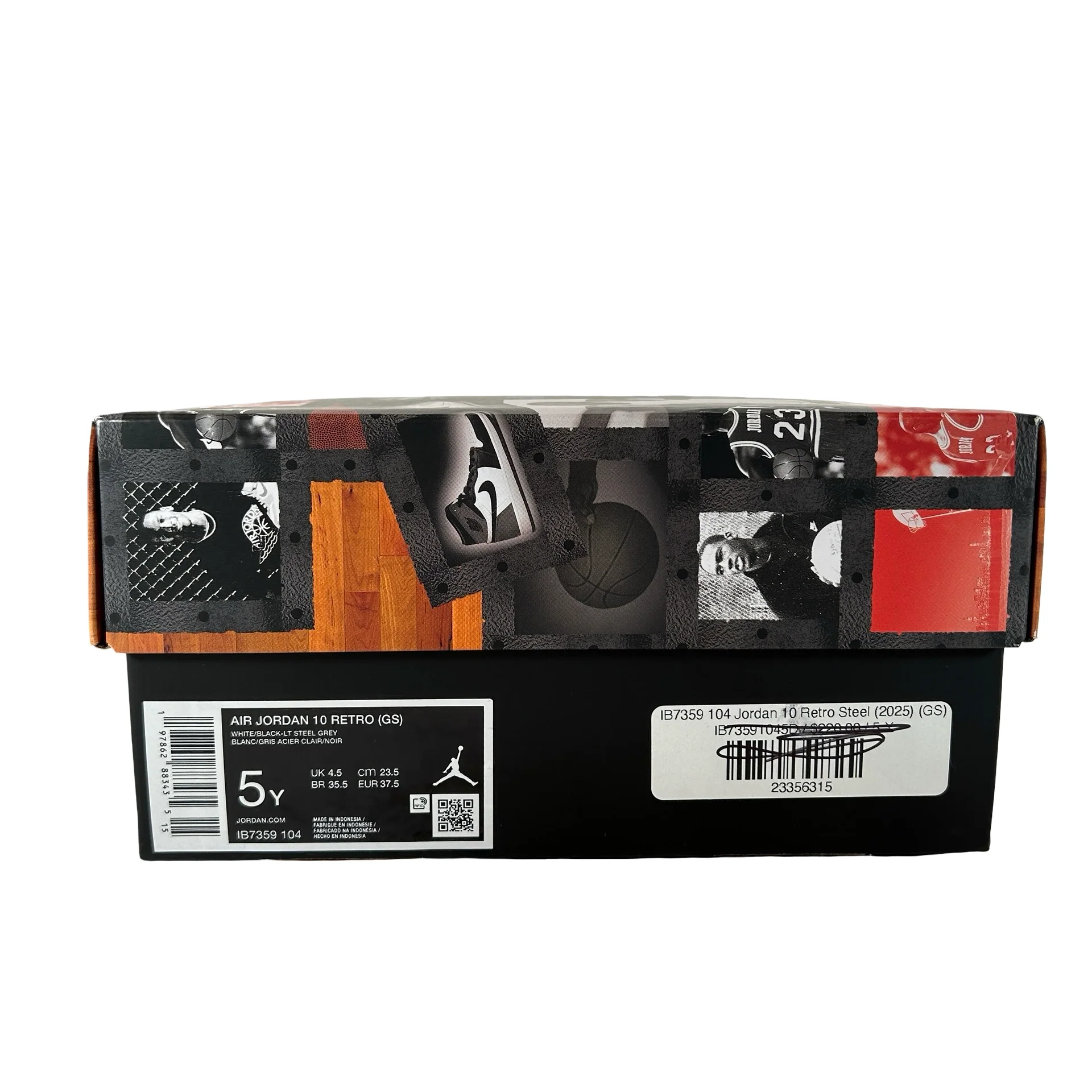 IB7359 104 Jordan 10 Retro Steel (2025) (GS) [USED] - 5 Y (Used) - Image 7