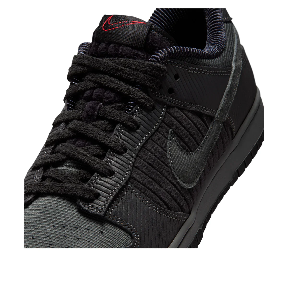 IB7746 001 Nike Dunk Low Retro Premium Black Corduroy - Image 3