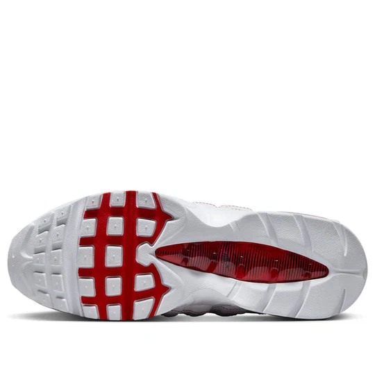 IB7936 100 Nike Air Max 95 OG Big Bubble White University Red - Image 6