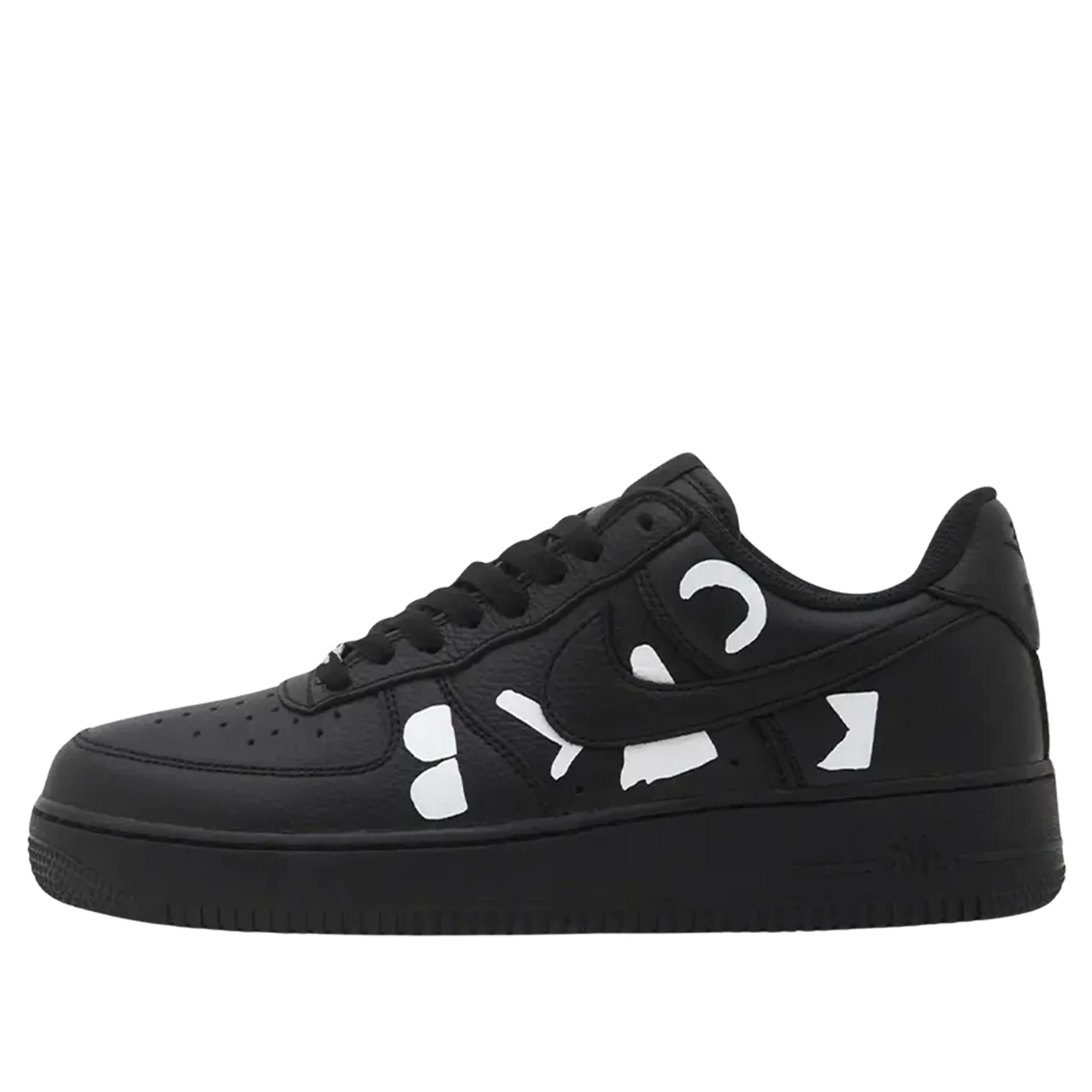 IB9949 001 Nike Air Force 1 Low Retro Comme des Garçons Black [REPLACE BOX]