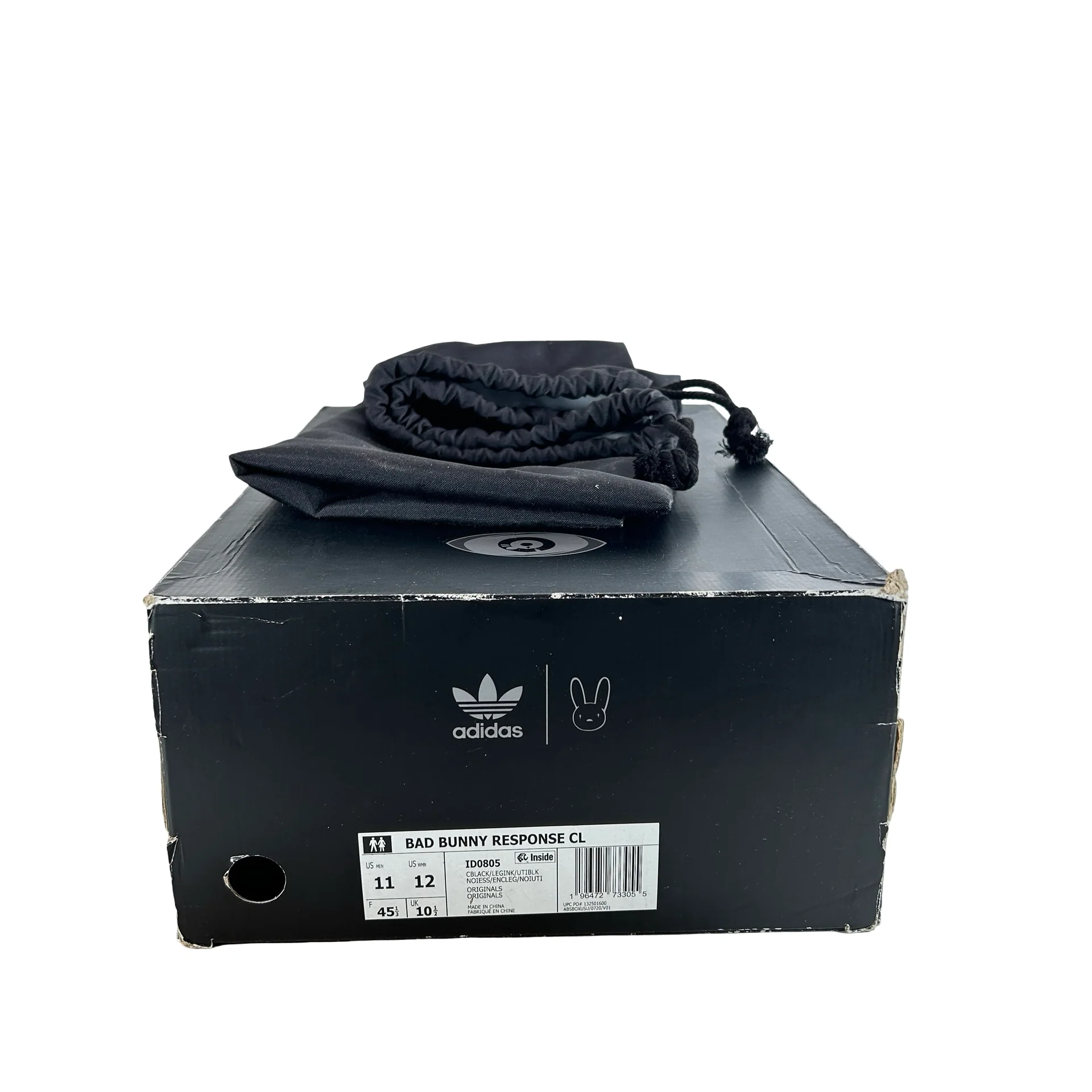 ID0805 adidas Response CL Bad Bunny Triple Black [USED] - 11 M (Used) - Image 7