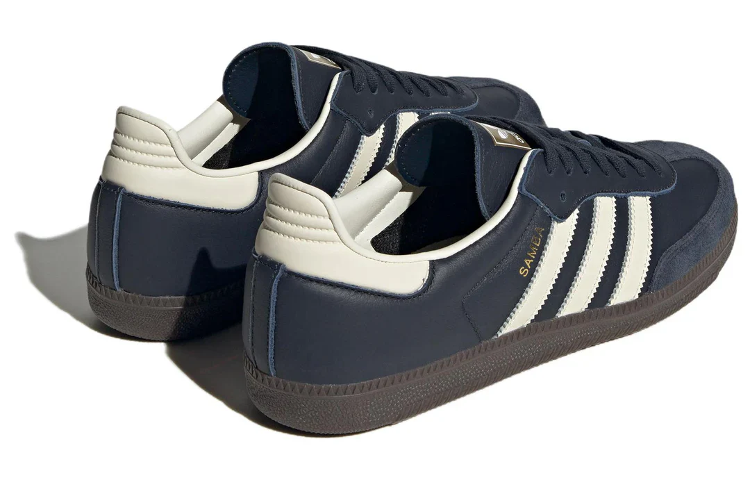 ID2056 adidas Samba OG Night Navy Gum - Image 3