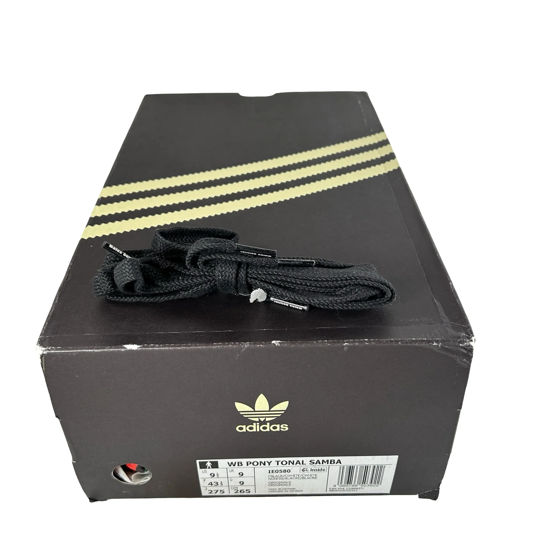 IE0580 adidas Samba Pony Tonal Wales Bonner Core Black [USED] - 9.5 M (Used) - Image 7
