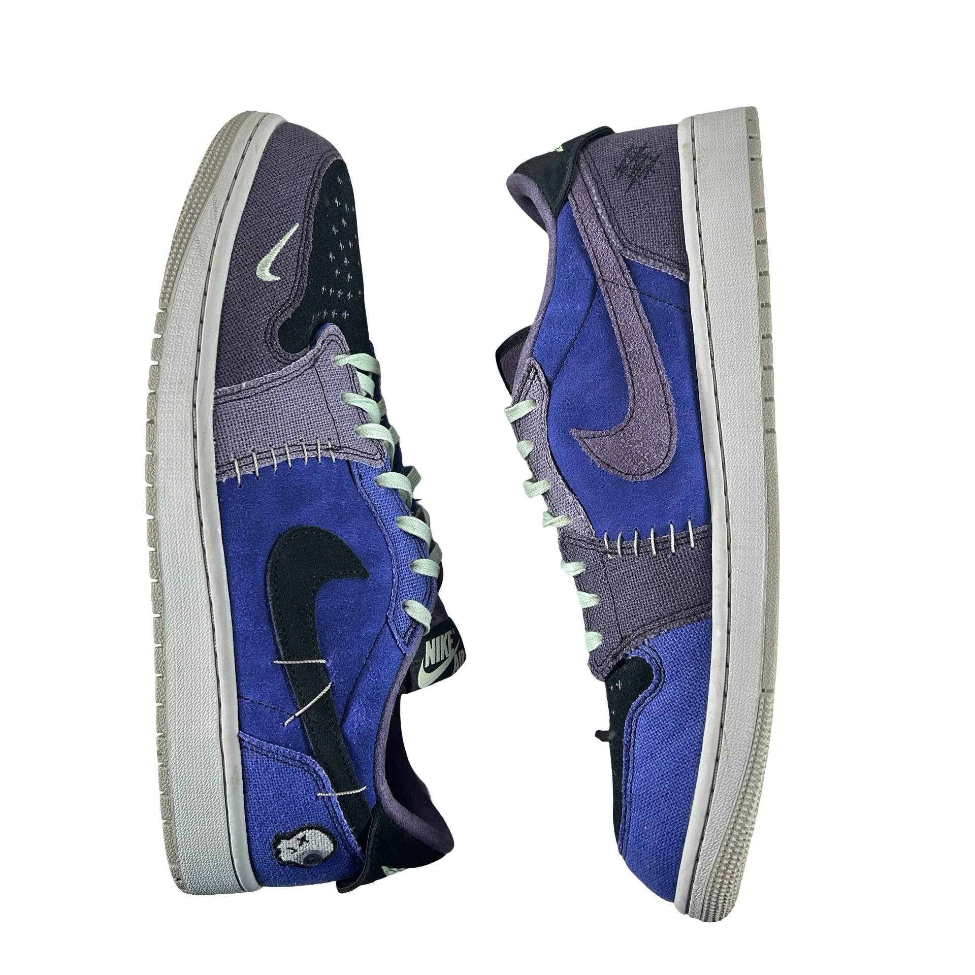 IH2309 500 Jordan 1 Retro Low OG Zion Williamson Voodoo Alternate [USED] - 13 M (Used) (No Box) - Image 4