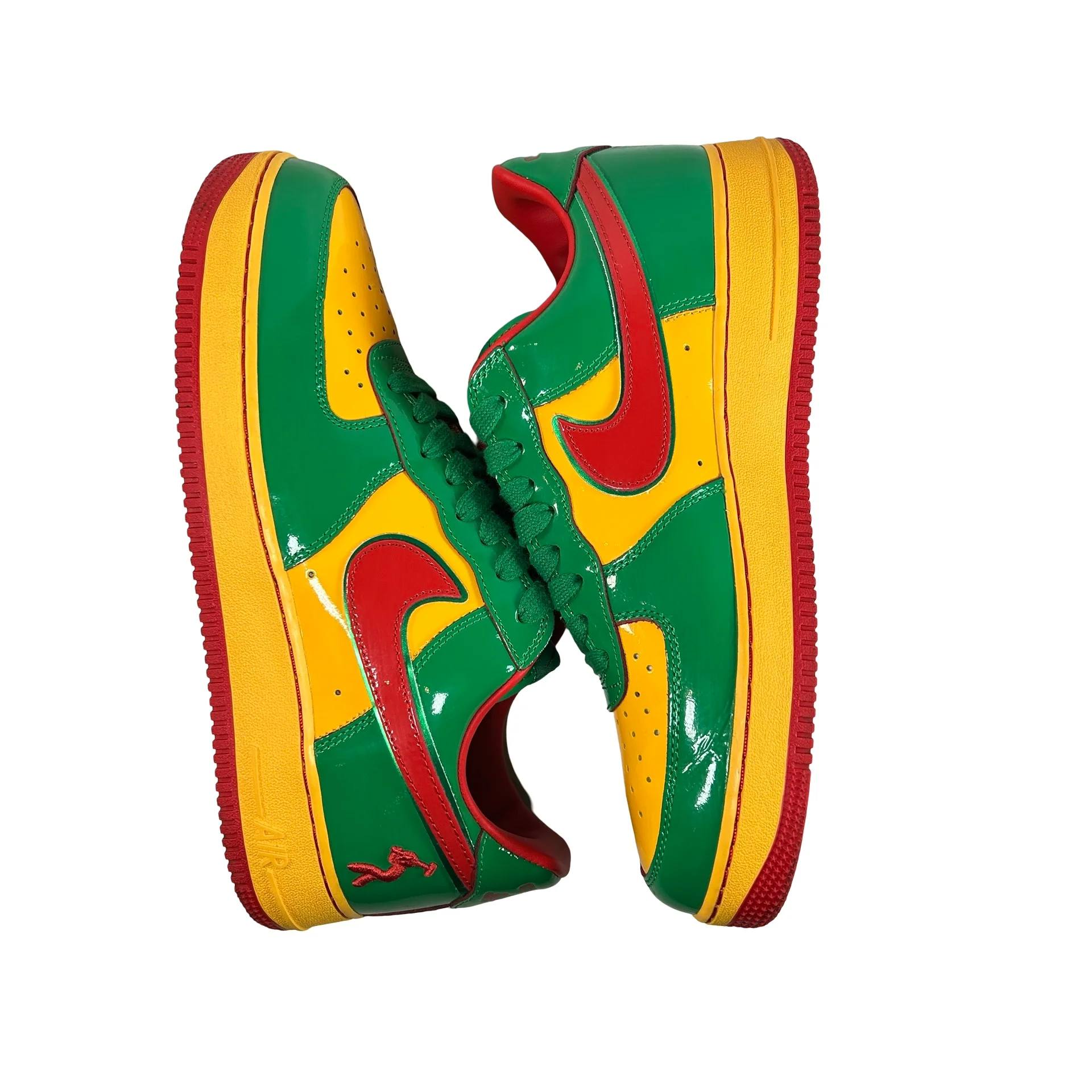 IH4383 300 Nike Air Force 1 Low Lil Yachty Concrete Boys Lucky Green [USED] - 11.5 M (Used2) - Image 4