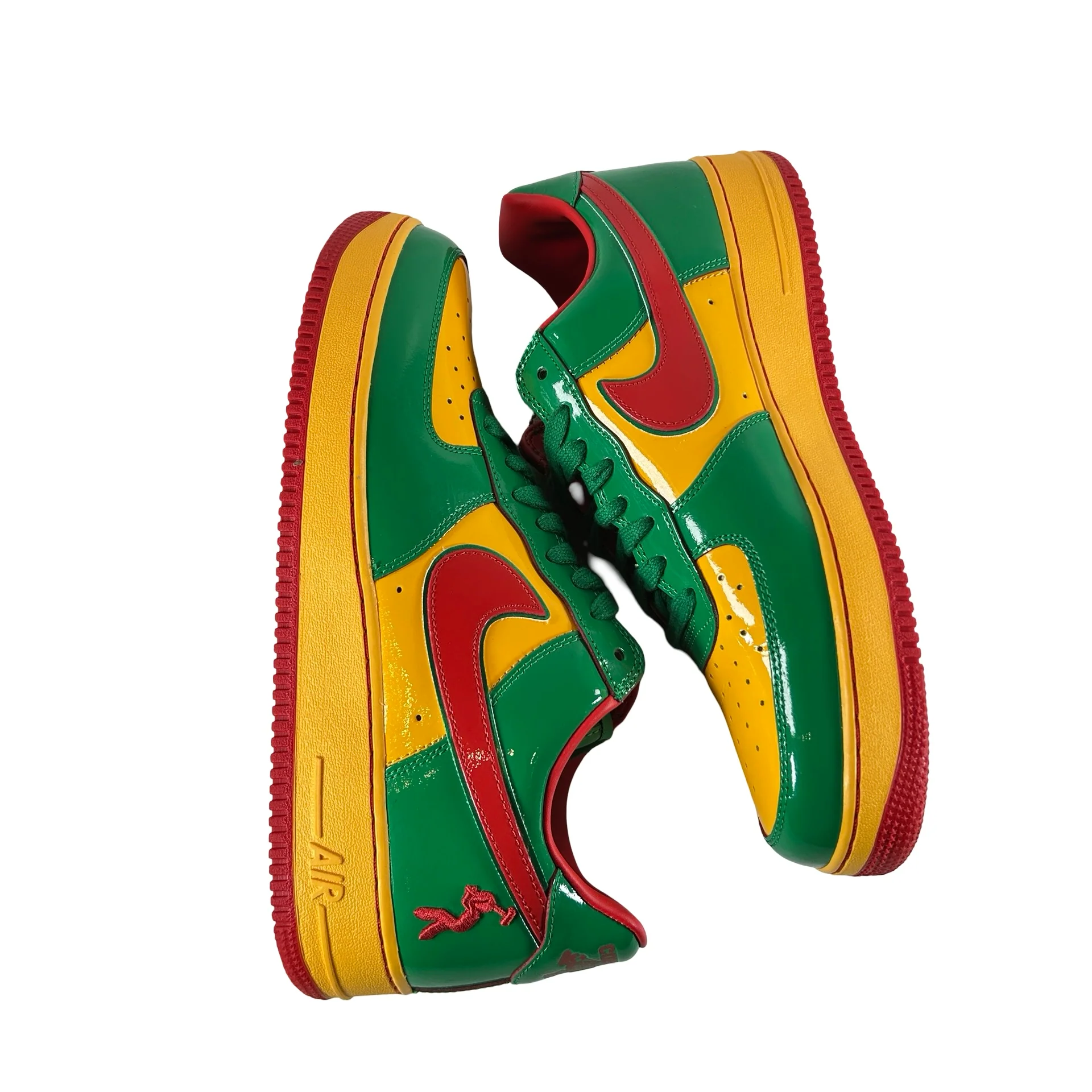 IH4383 300 Nike Air Force 1 Low Lil Yachty Concrete Boys Lucky Green [USED] - 13 M (Used) - Image 4