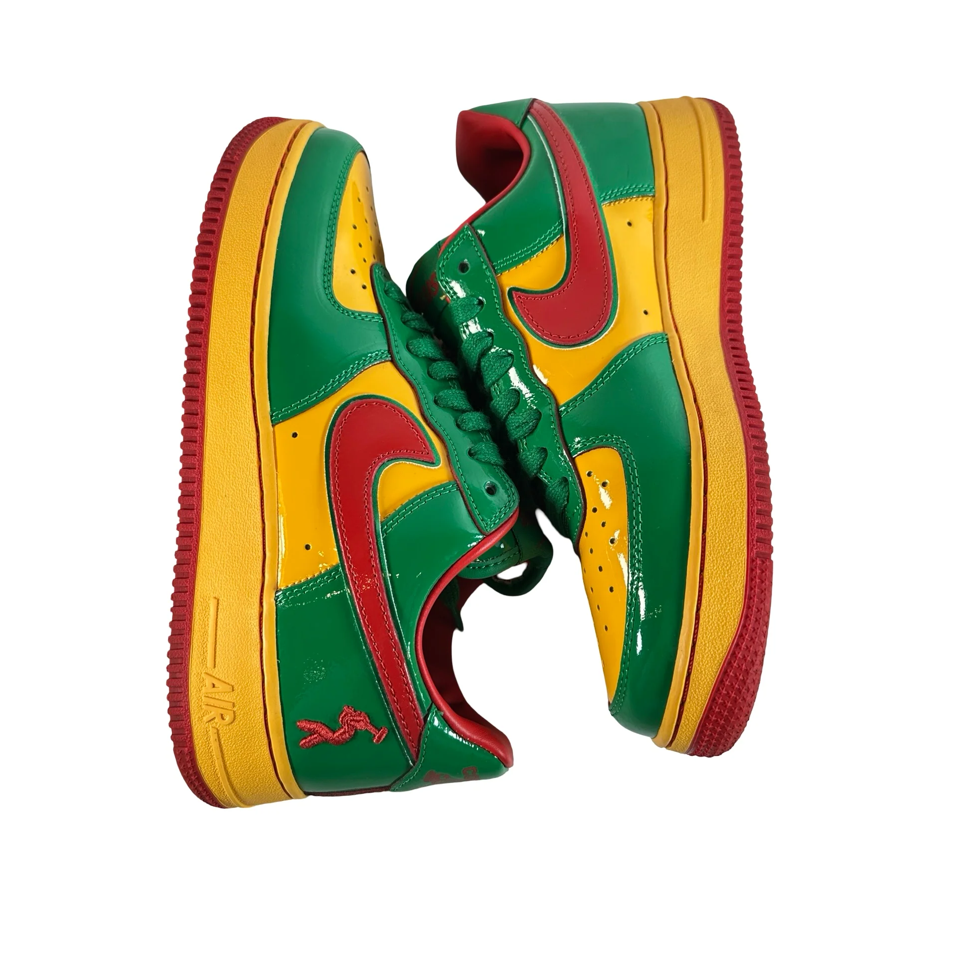 IH4383 300 Nike Air Force 1 Low Lil Yachty Concrete Boys Lucky Green [USED] - 7.5 M (Used) - Image 4