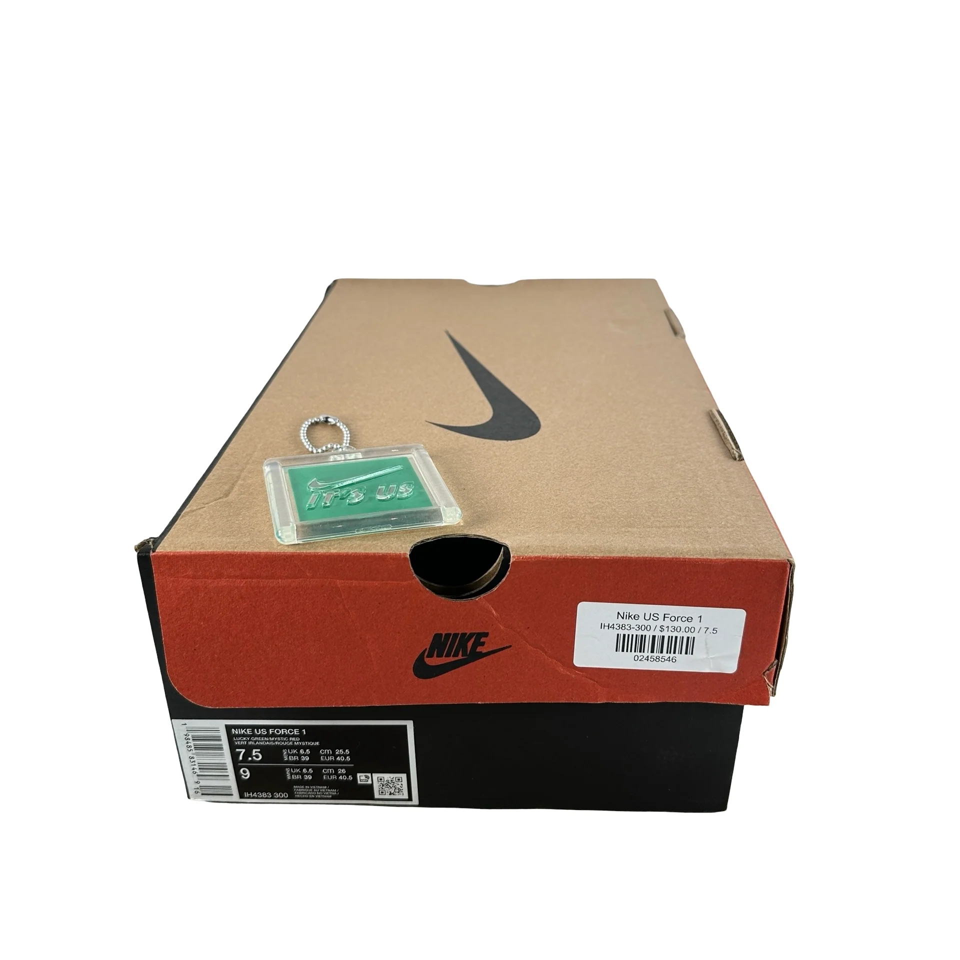 IH4383 300 Nike Air Force 1 Low Lil Yachty Concrete Boys Lucky Green [USED] - 7.5 M (Used) - Image 7