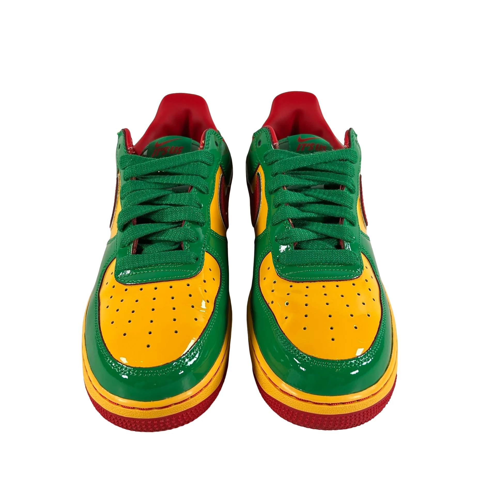 IH4383 300 Nike Air Force 1 Low Lil Yachty Concrete Boys Lucky Green [USED] - 9.5 M (Used2) - Image 2