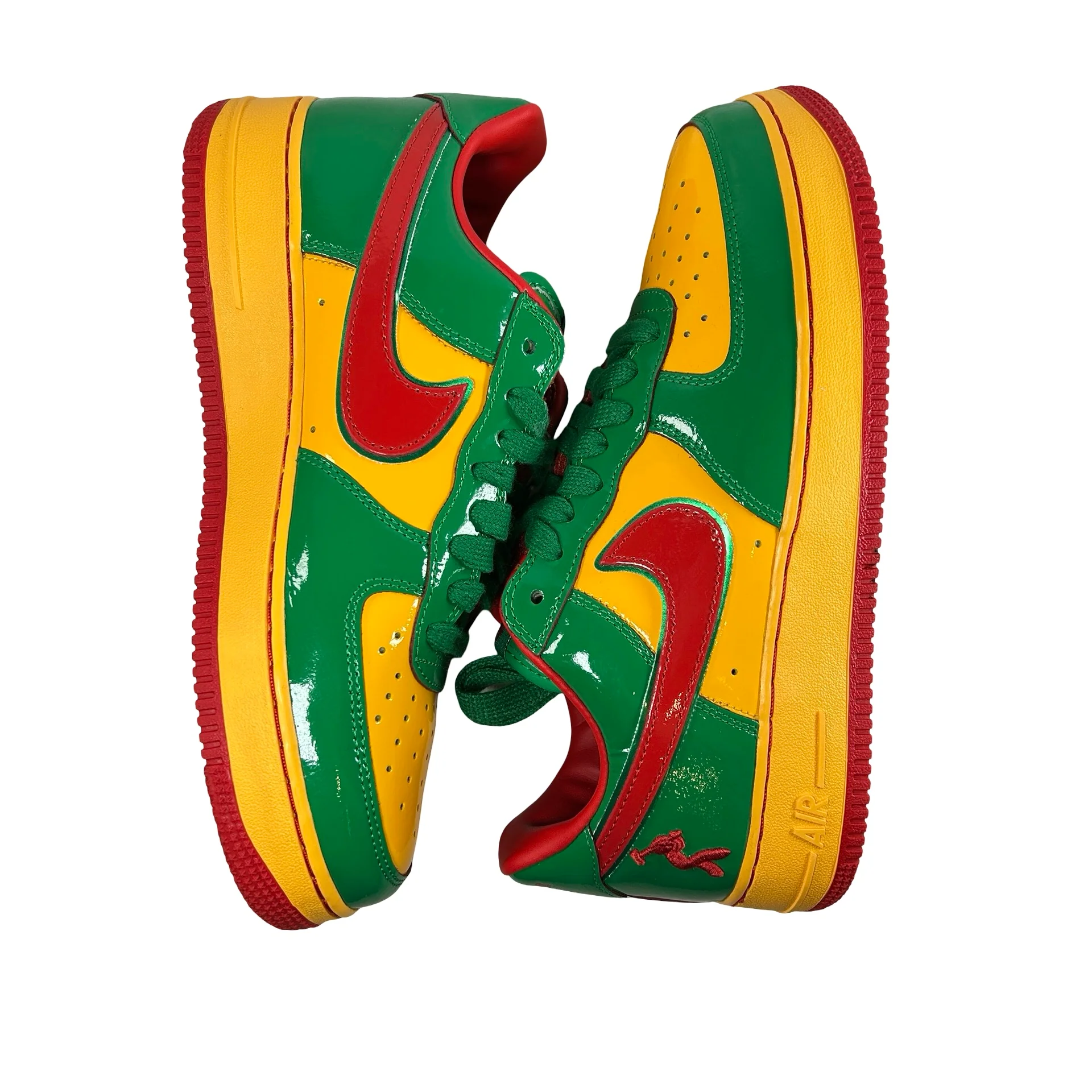 IH4383 300 Nike Air Force 1 Low Lil Yachty Concrete Boys Lucky Green [USED] - 9 M (Used3) - Image 5