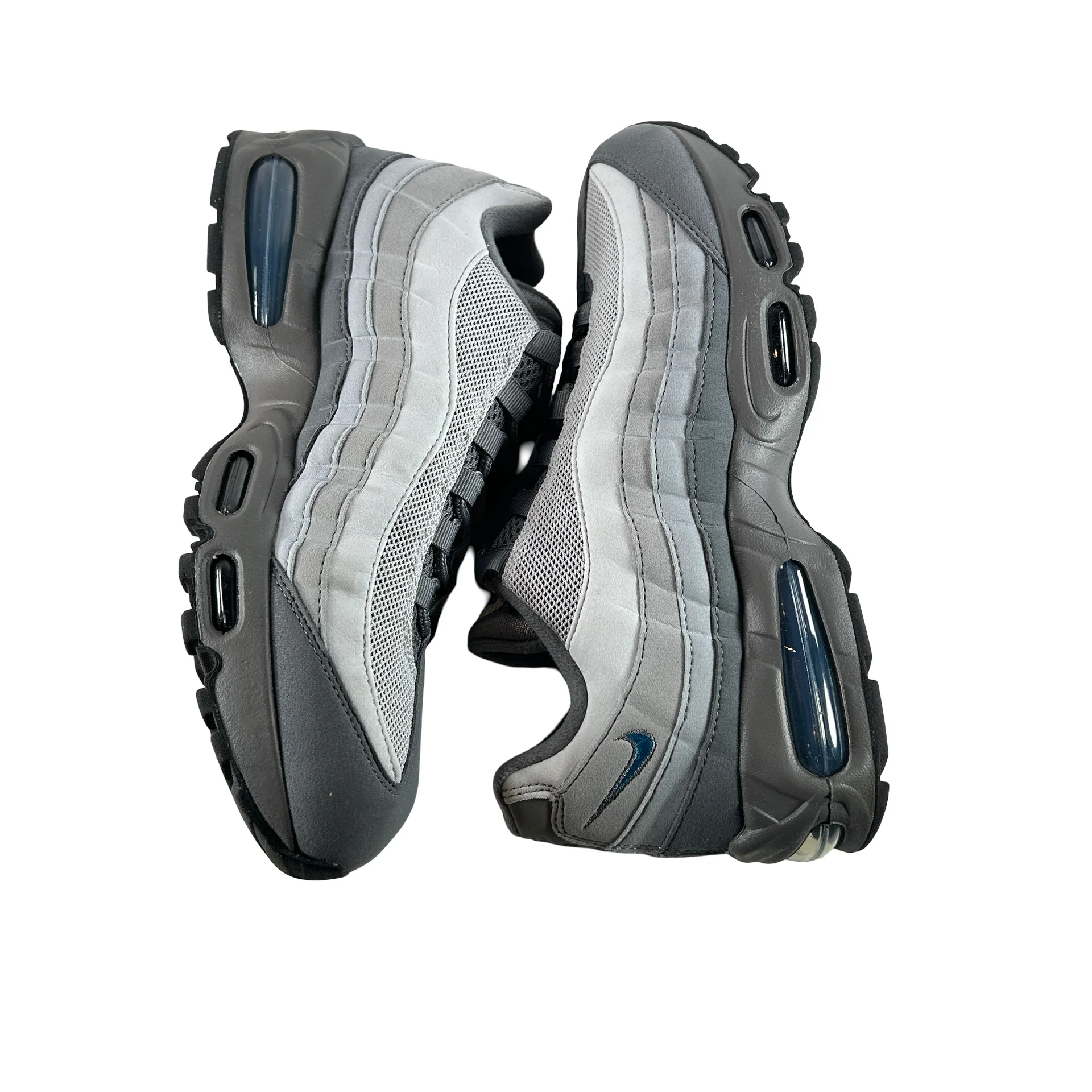 IH4457 003 Nike Air Max 95 OG Big Bubble Smoke Grey Green Abyss [USED] - 9 M (Used) - Image 5