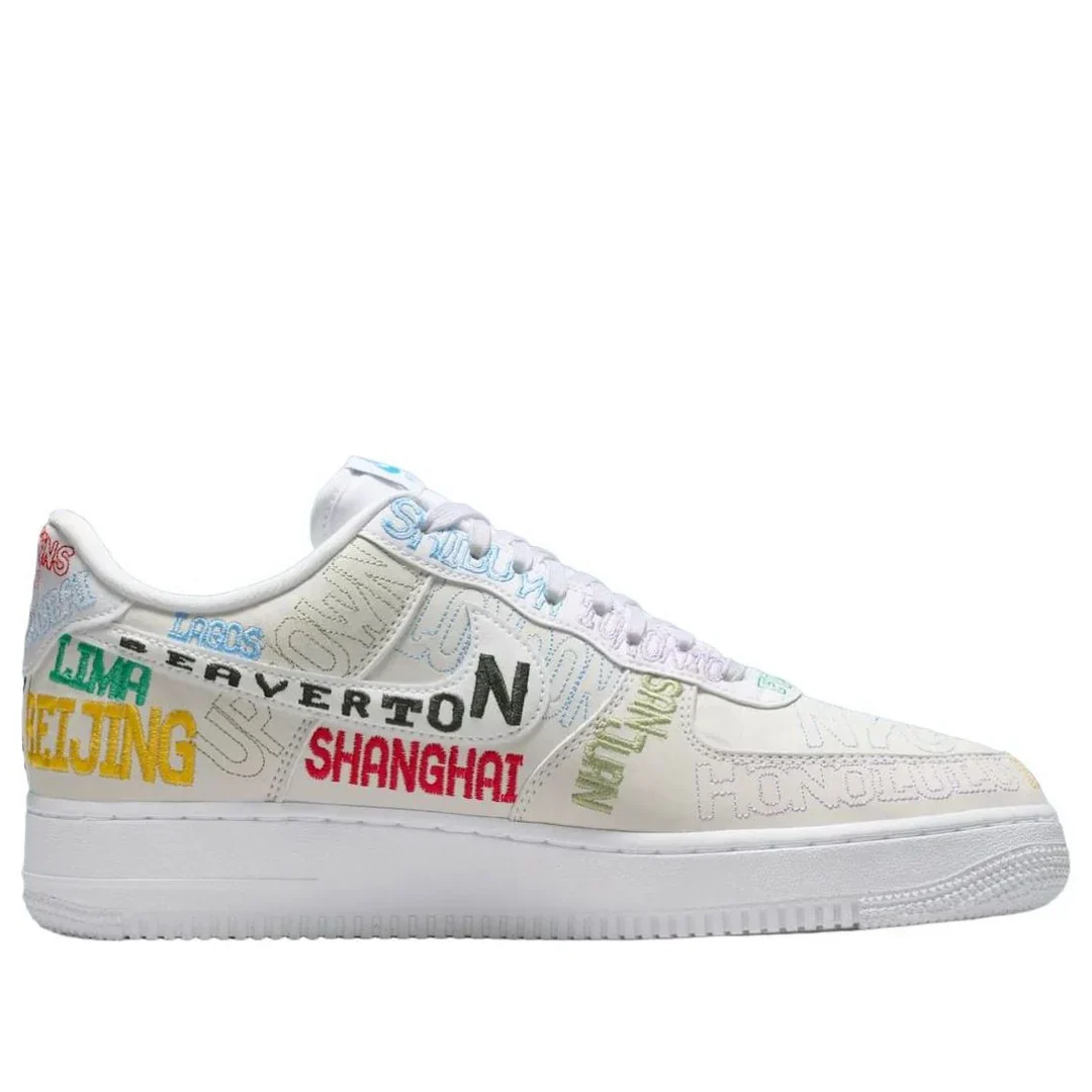 II1549 100 Nike Air Force 1 Low World Tour White - Image 2