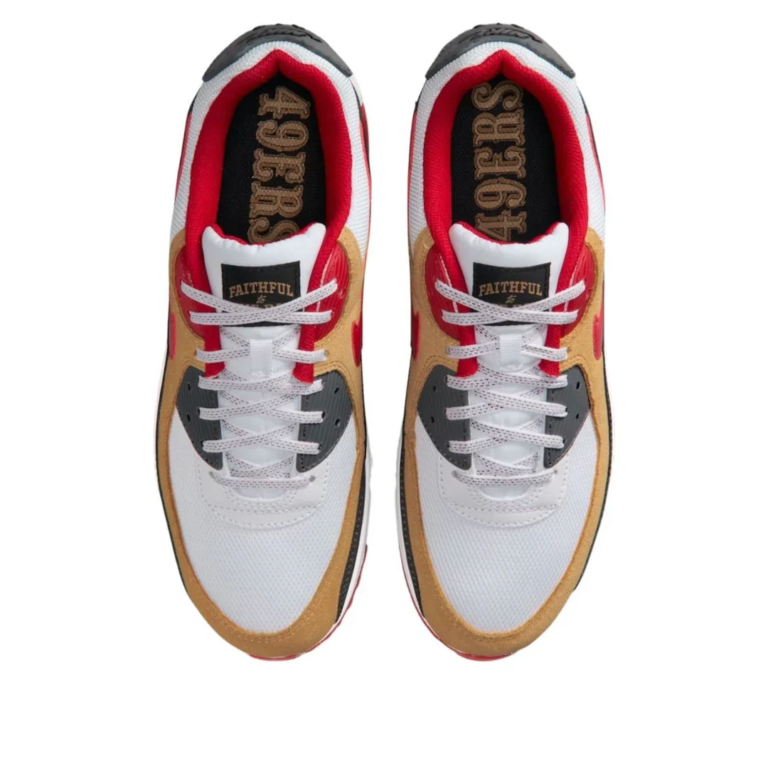 II7588 100 Nike Air Max 90 San Francisco 49ers - Image 3
