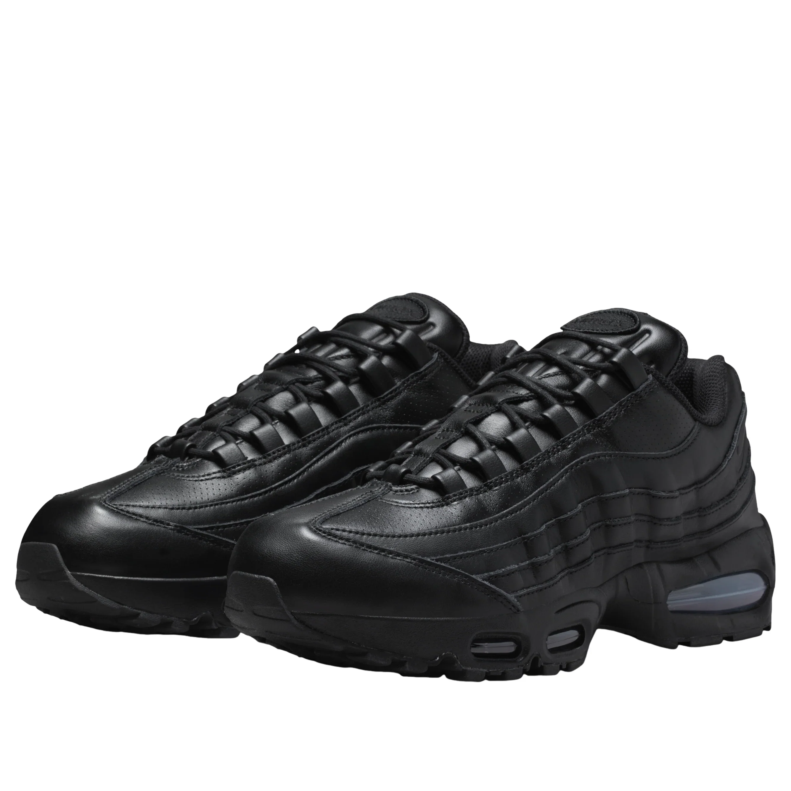 IM0696 001 Nike Air Max 95 QS Big Bubble Black Leather - Image 3