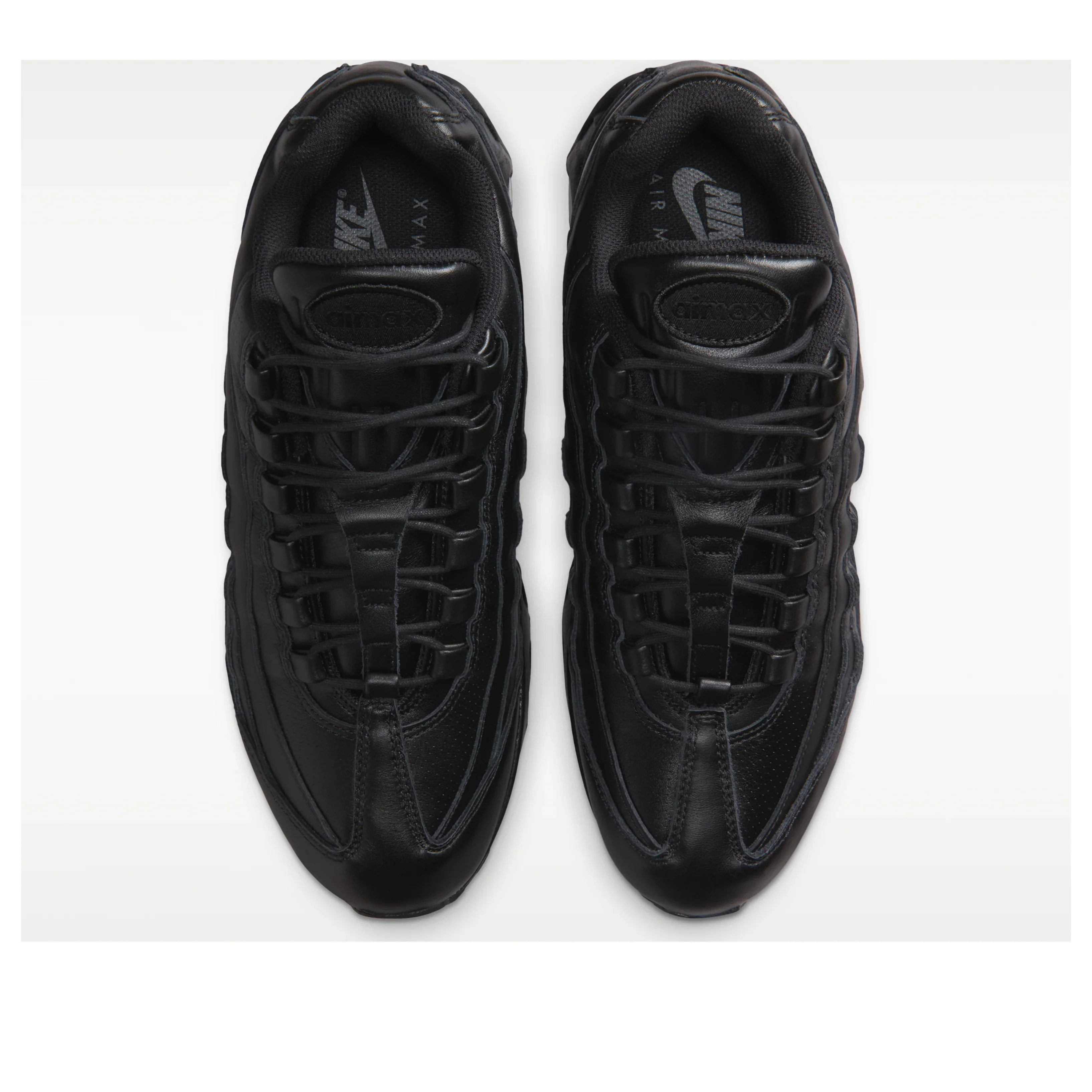IM0696 001 Nike Air Max 95 QS Big Bubble Black Leather - Image 4