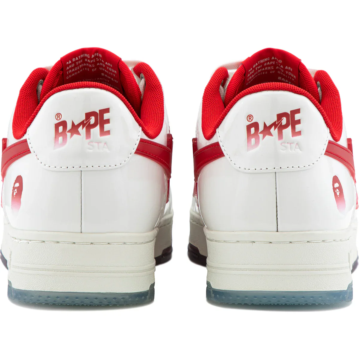 IM30191304 A Bathing Ape Bape Sta #4 Red - Image 3