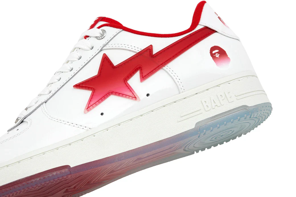 IM30191304 A Bathing Ape Bape Sta #4 Red - Image 5