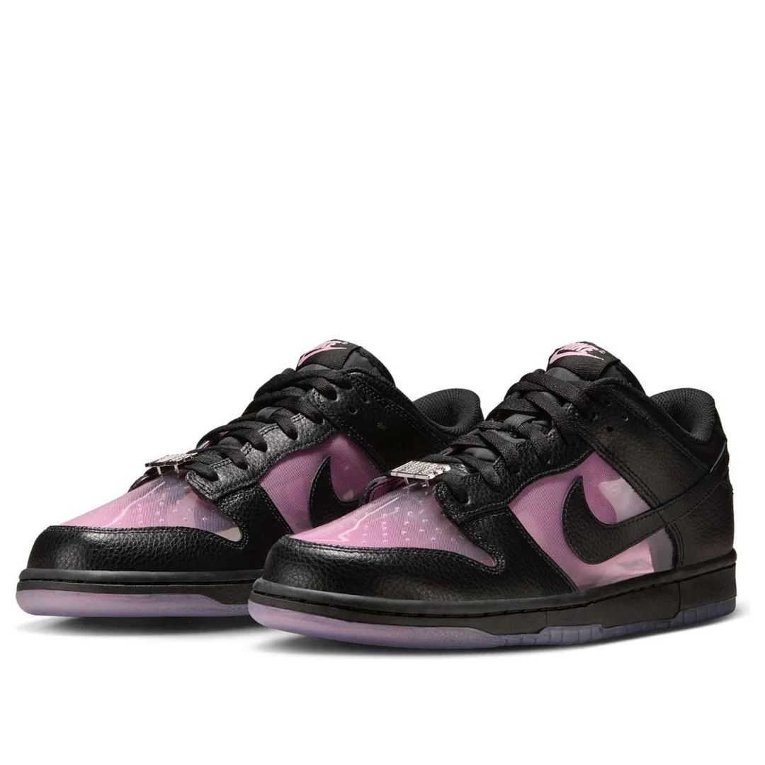 IM3077 600 Nike Dunk Low Retro Transparent Black Pink Rise - Image 4