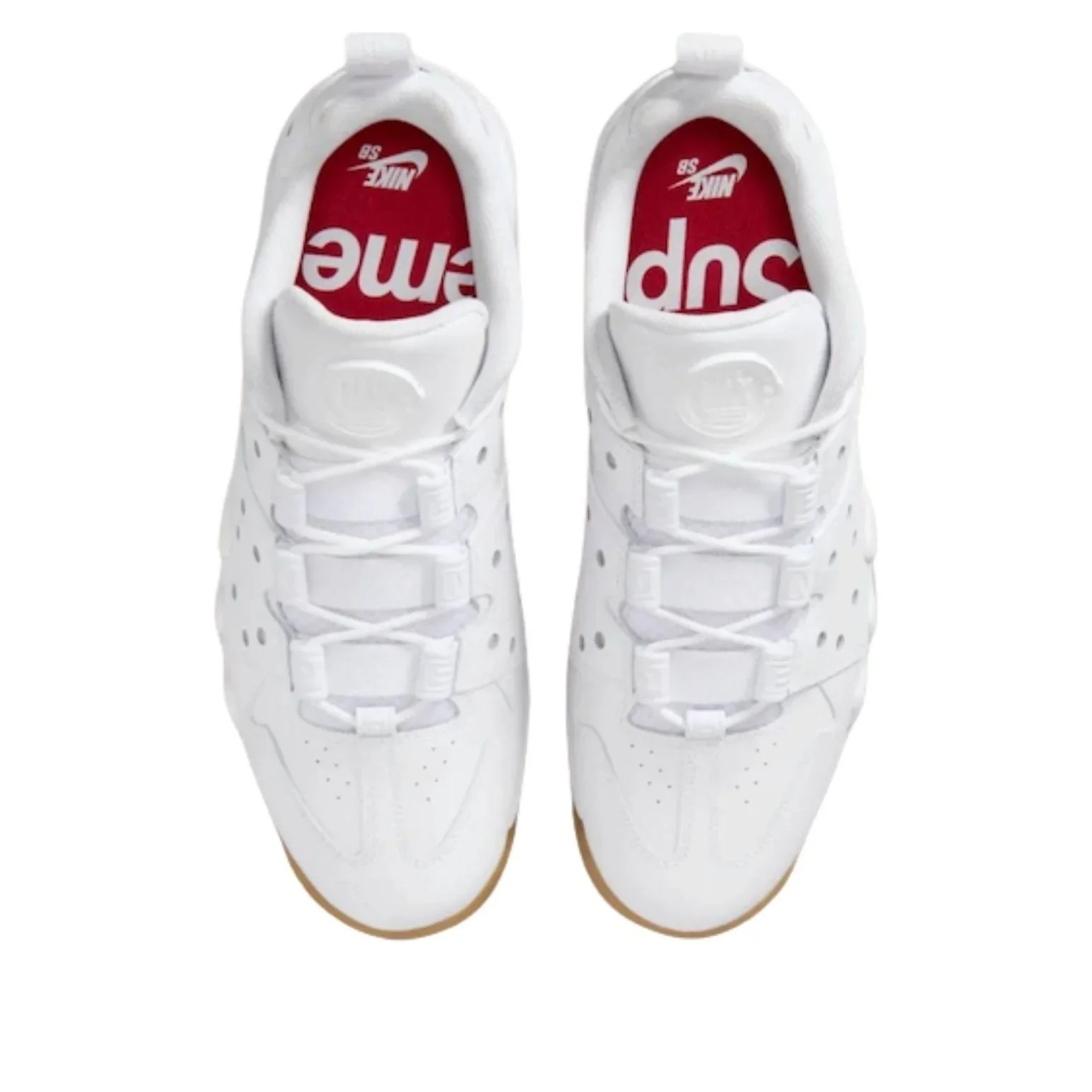 IM4283 100 Nike SB Air Max 2 CB '94 Low Supreme White Gum - Image 4