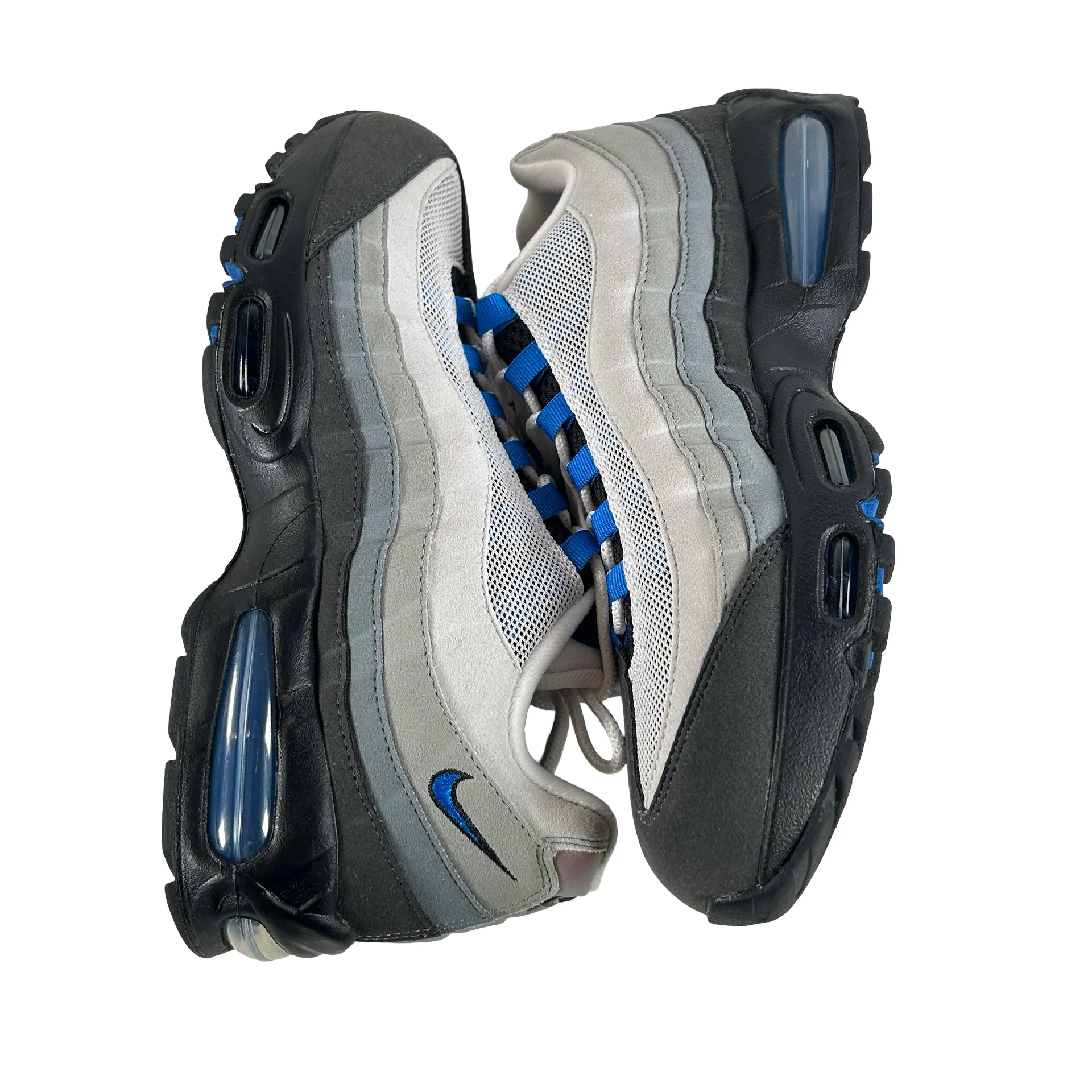 IM7410 100 Nike Air Max 95 OG Big Bubble Blue Spark [USED] - 10 M (VNDS) (Replace Box) - Image 4