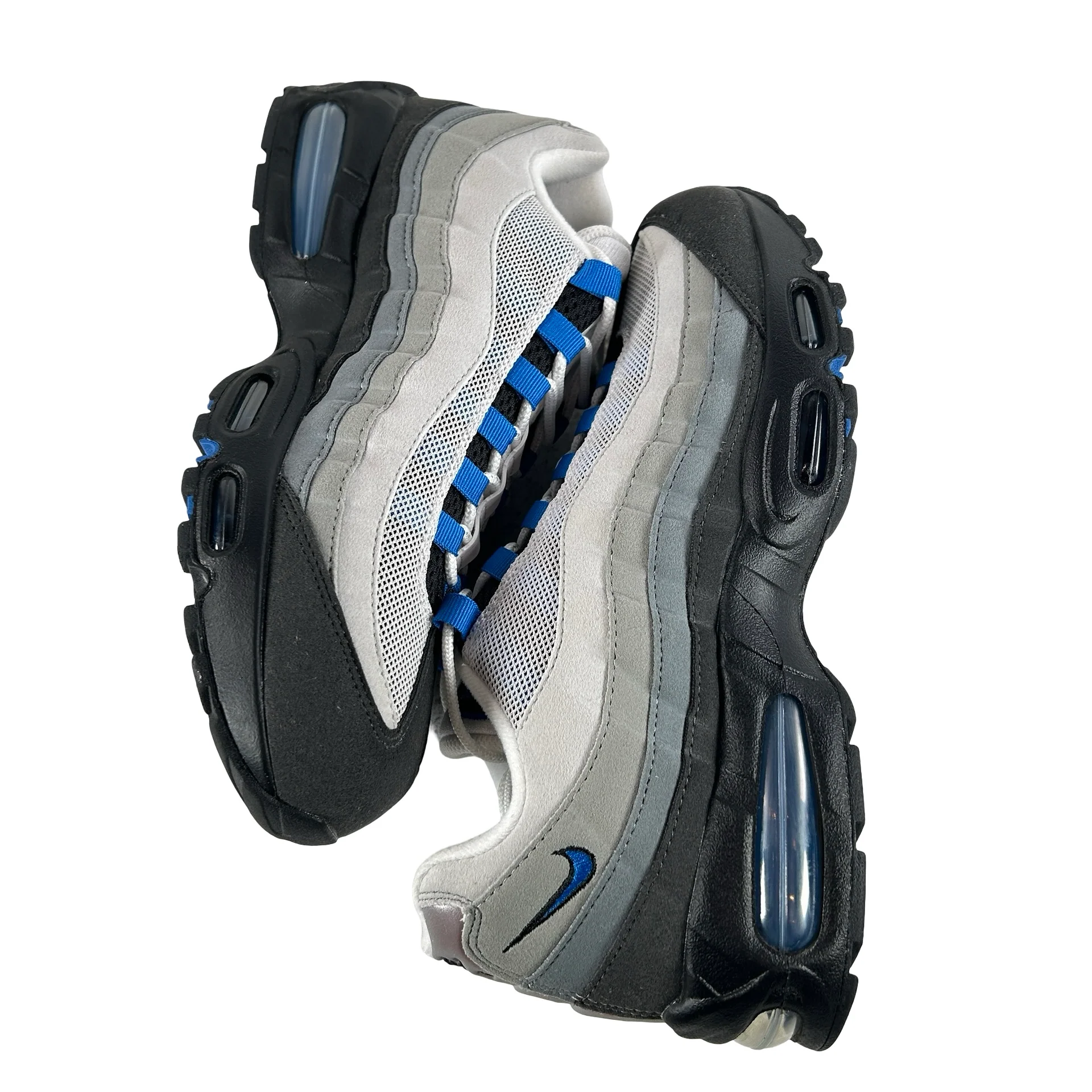 IM7410 100 Nike Air Max 95 OG Big Bubble Blue Spark [USED] - 10 M (VNDS) (Replace Box) - Image 5