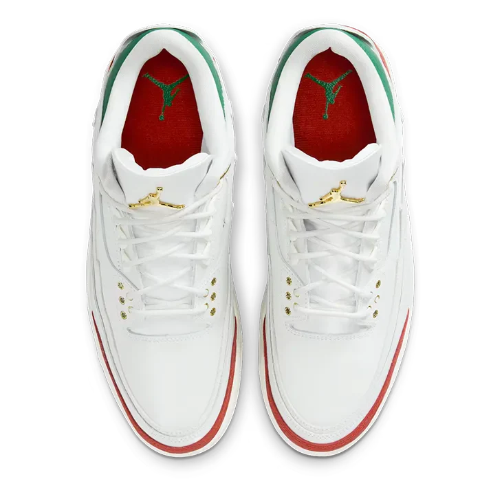 IO1752 100 Jordan 3 Retro El Vuelo Summit White - Image 4