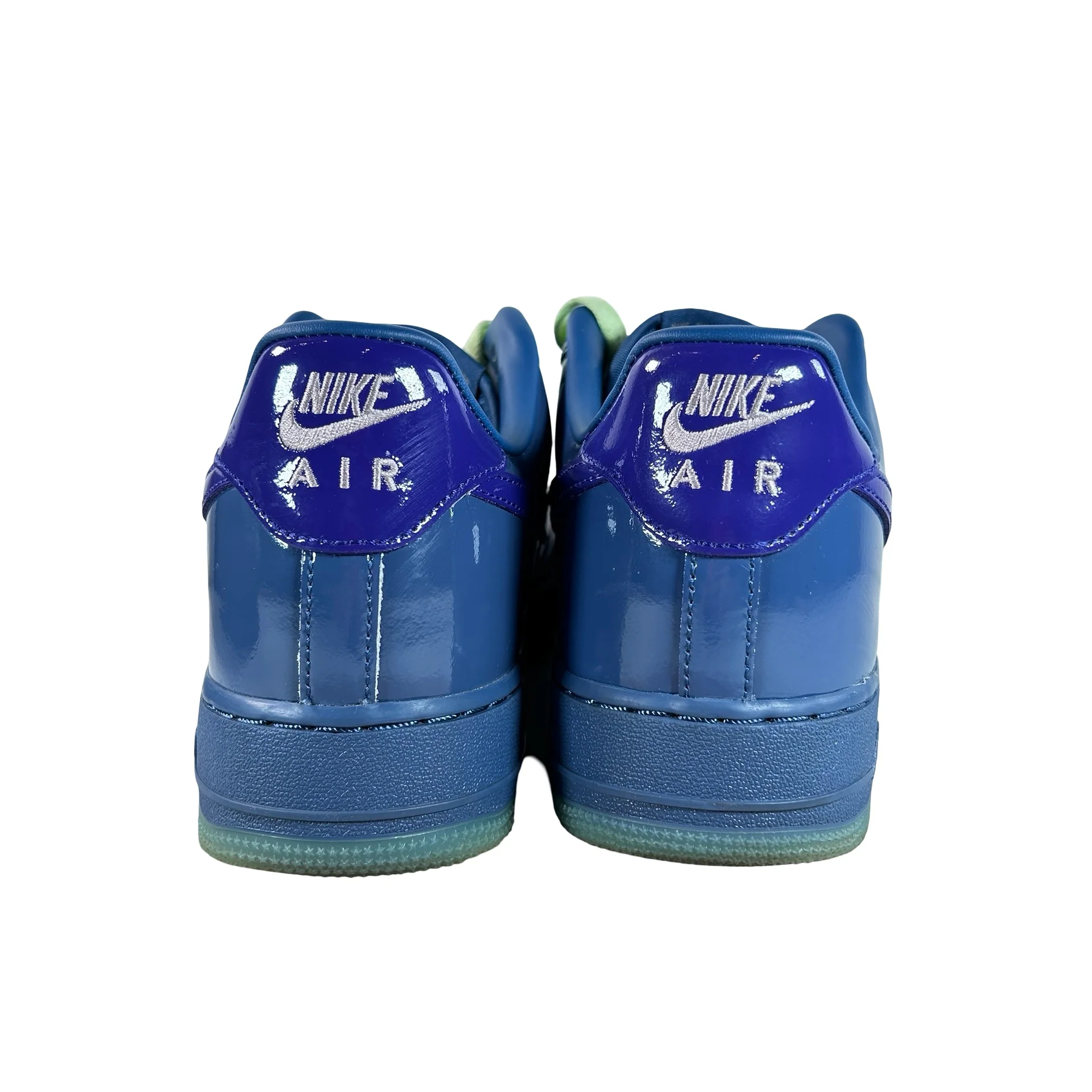 IO4489 400 Nike Air Force 1 Low Patent Leather Mystic Navy Grape Ice [USED] - 11 M (Used) - Image 3
