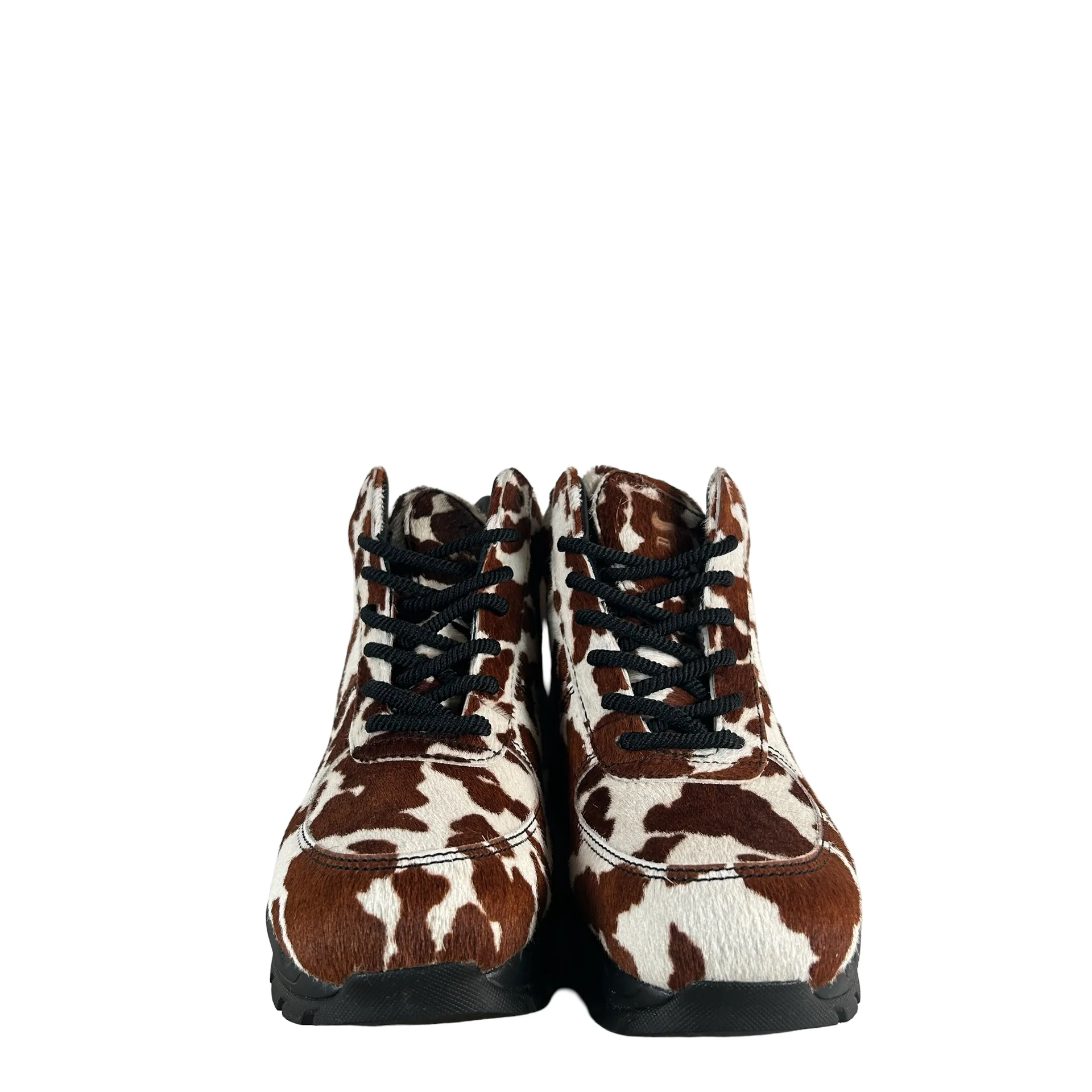 IO4635 100 Nike Air Max Goadome Sail Cacao Wow Cow Print Pony Hair [USED] - 8 M (Used) - Image 2