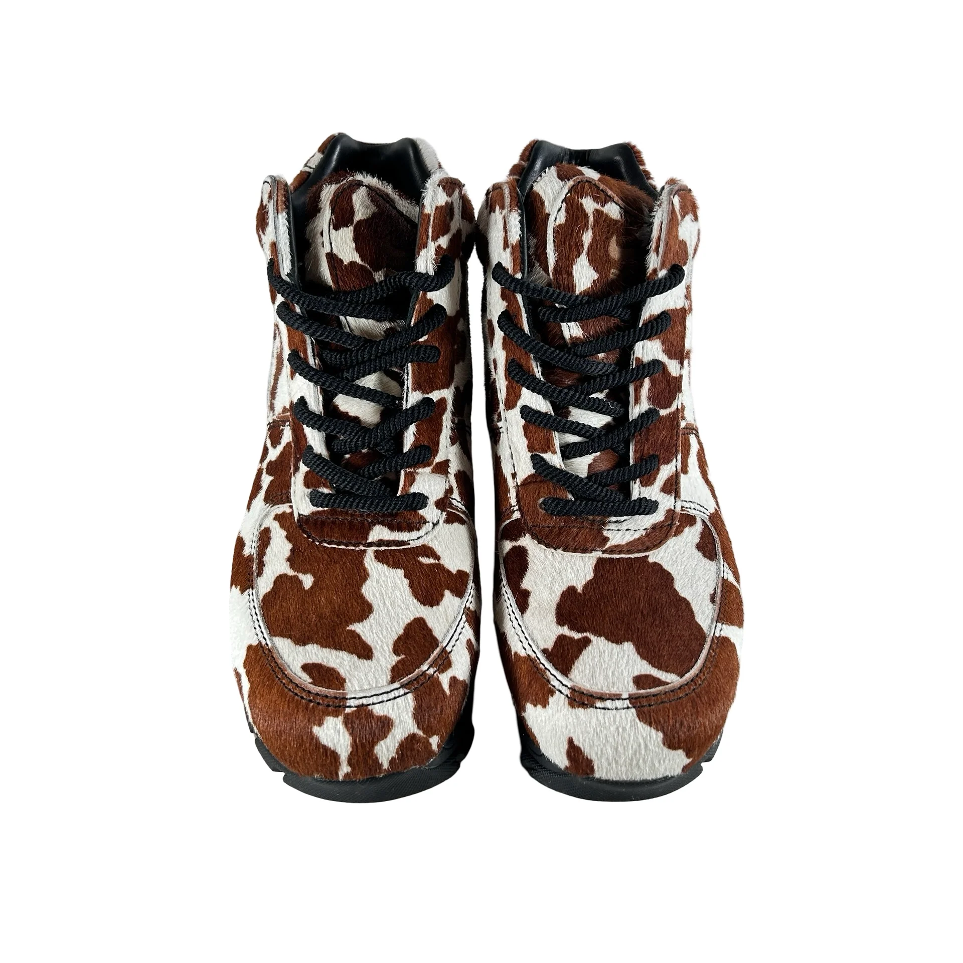IO4635 100 Nike Air Max Goadome Sail Cacao Wow Cow Print Pony Hair [USED] - 8 M (Used) (No Box) - Image 2
