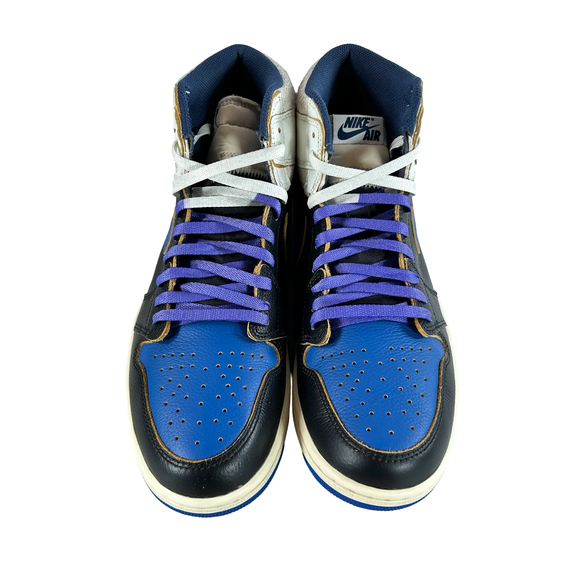 IO7847 001 Jordan 1 Retro High OG SP Fragment x Union LA Sport Royal [USED] - 10.5 M (Used) - Image 2